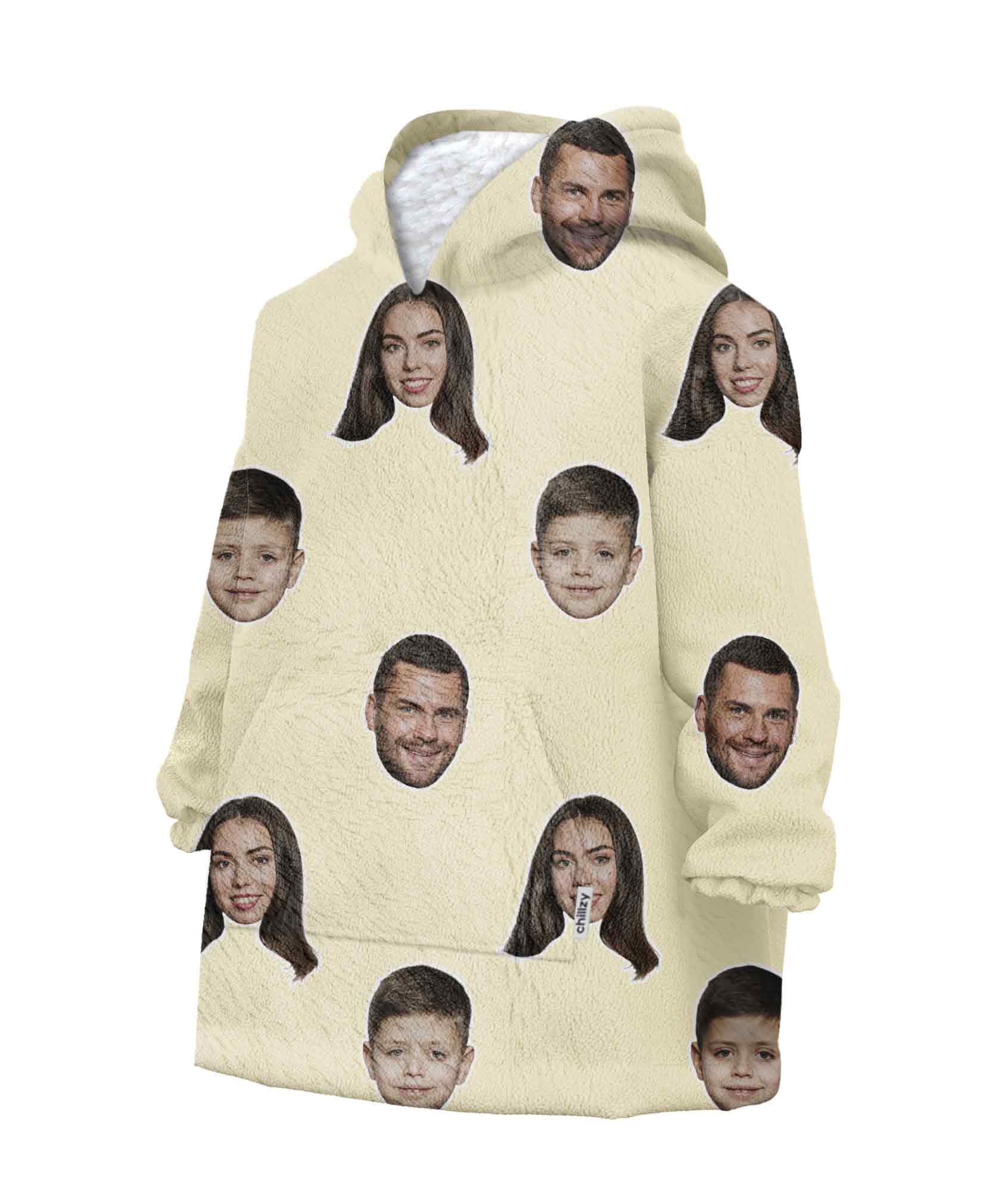 Family Kids Hoodie Blanket