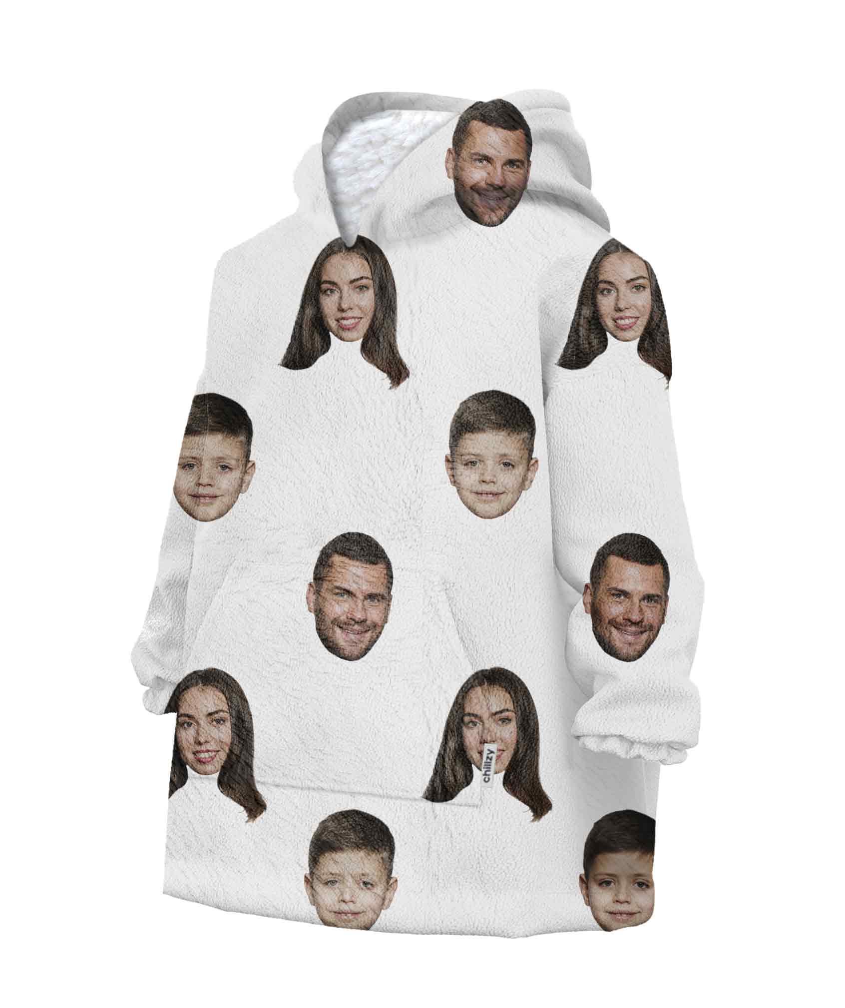 Family Kids Hoodie Blanket