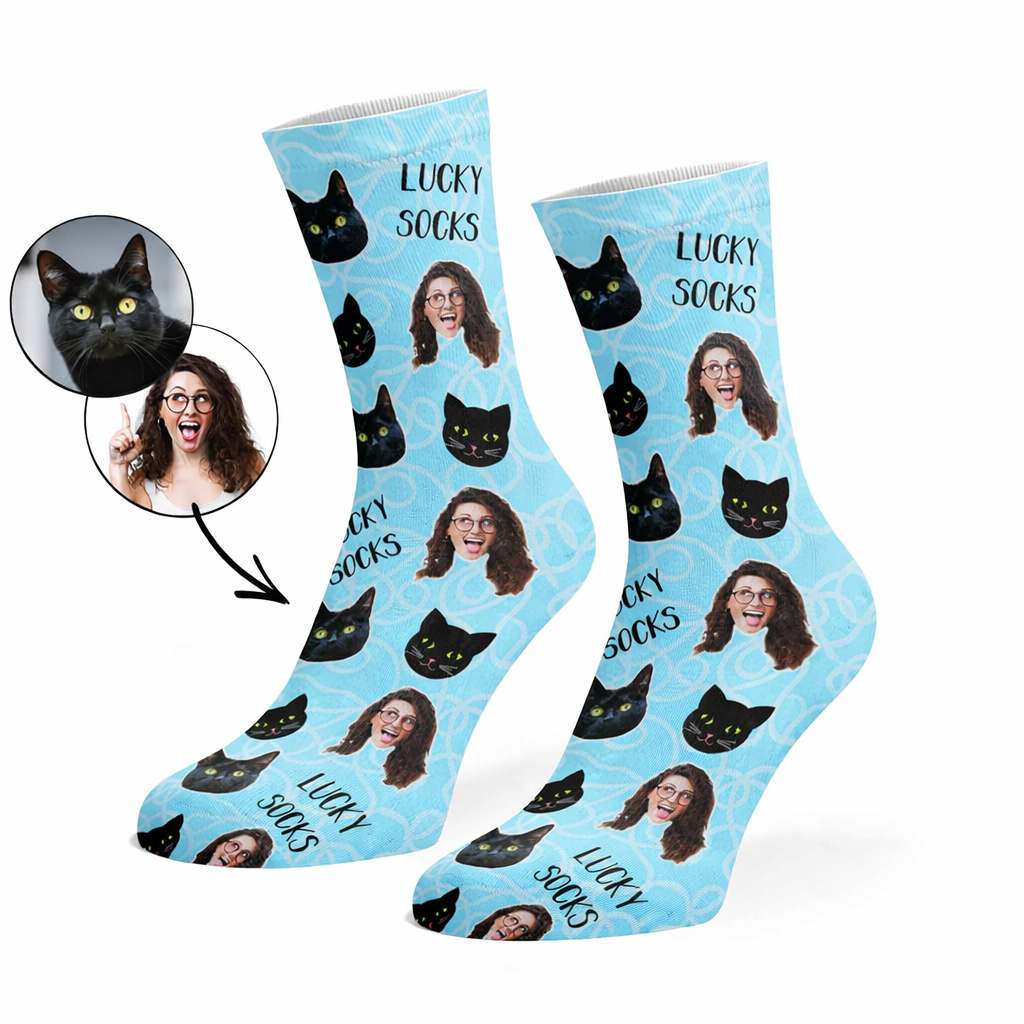 Lucky Cat Custom Socks