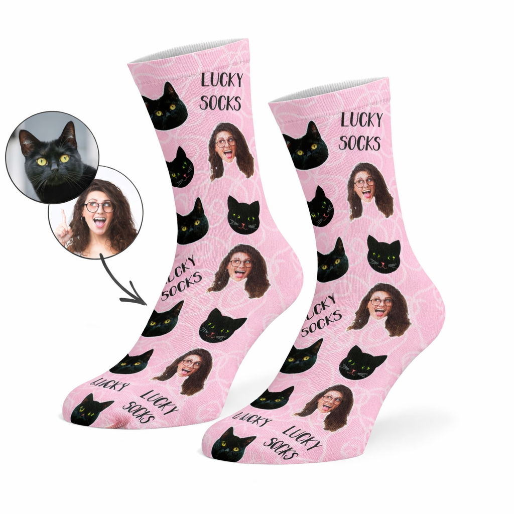 Lucky Cat Custom Socks