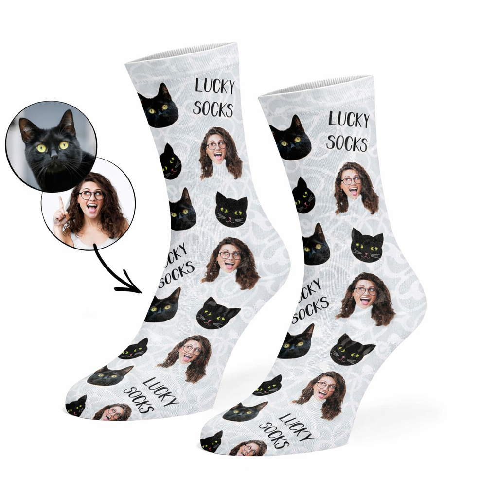 Lucky Cat Custom Socks