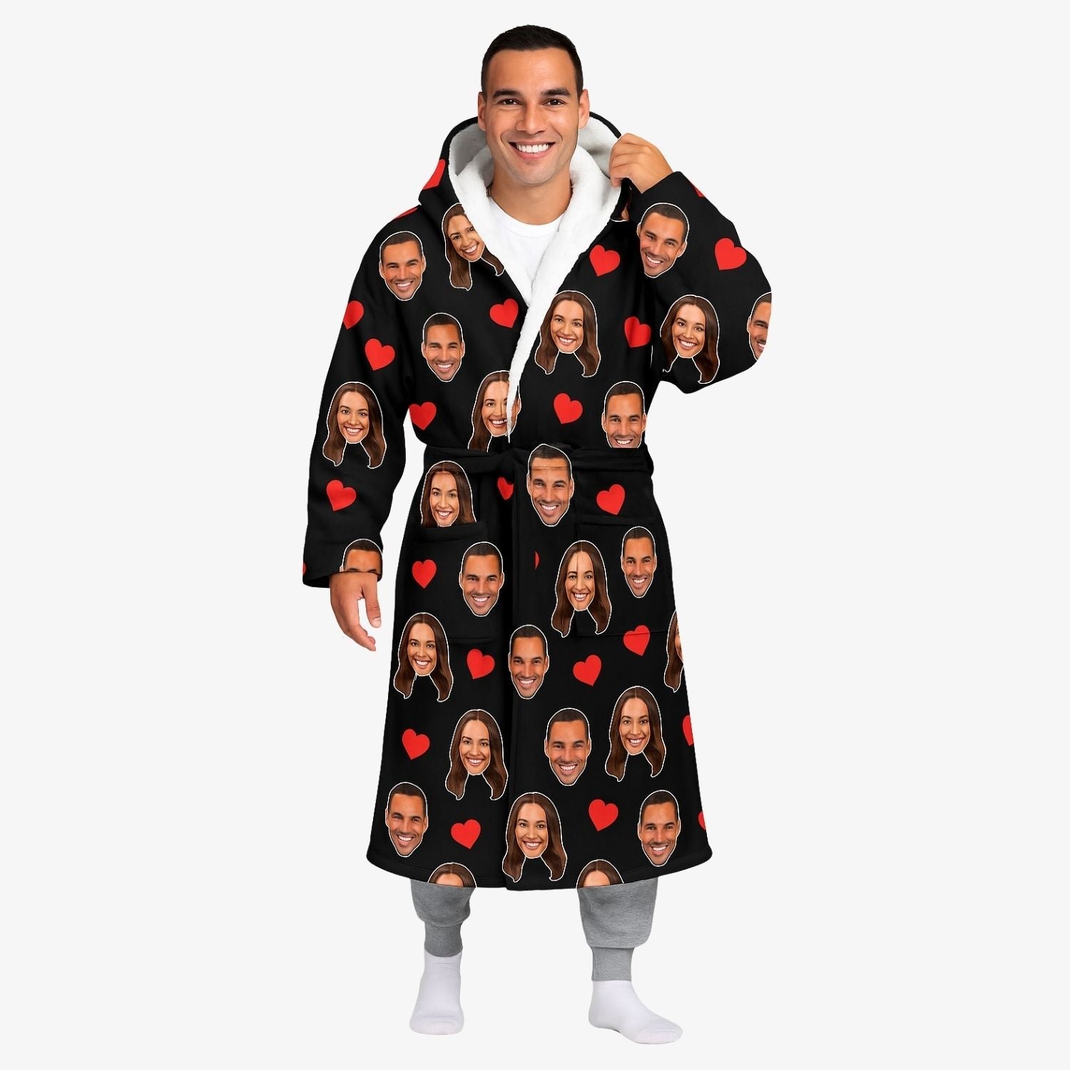 funny custom robe for him