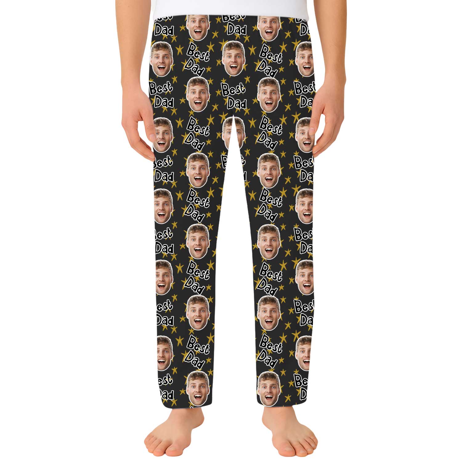 Men's Best Dad Custom PJ Pants