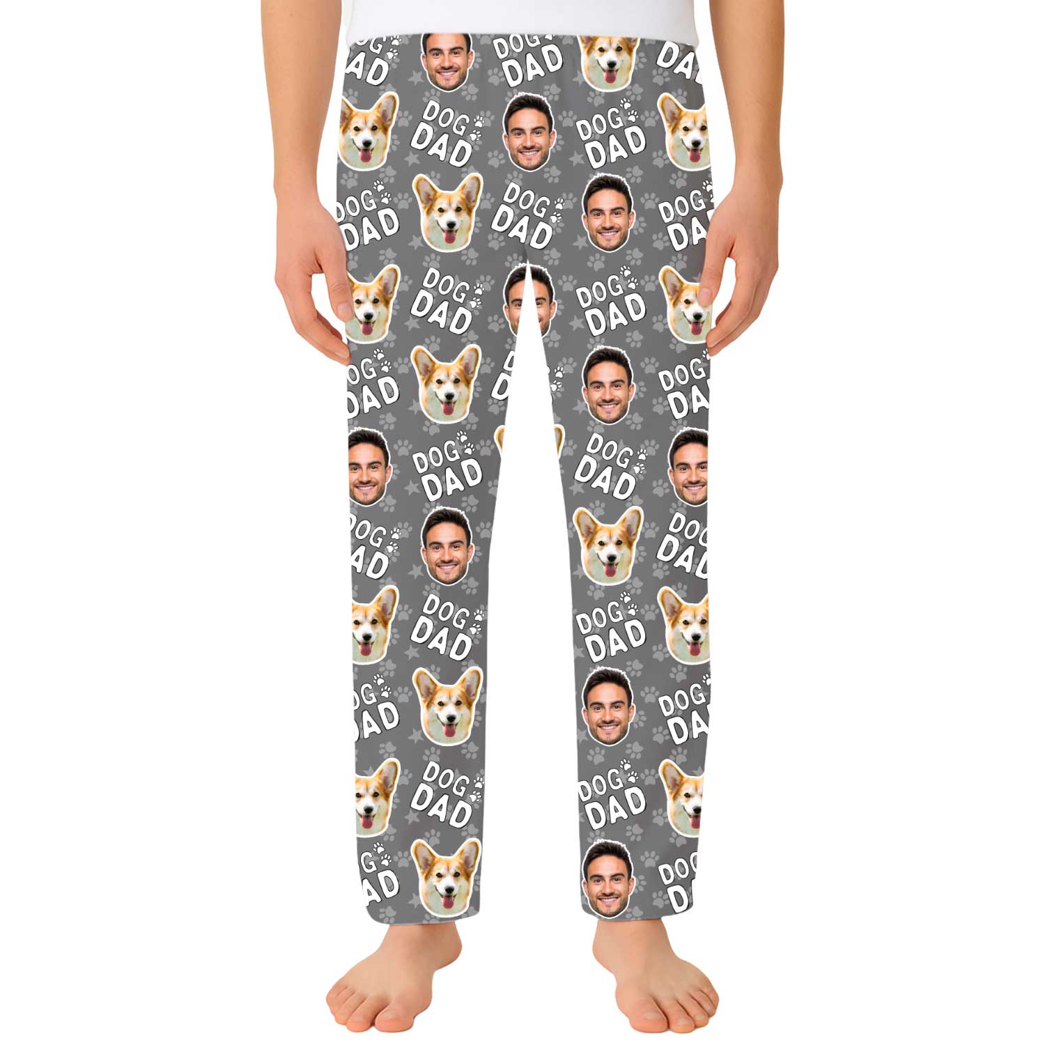 Men's Dog Dad Custom PJ Pants