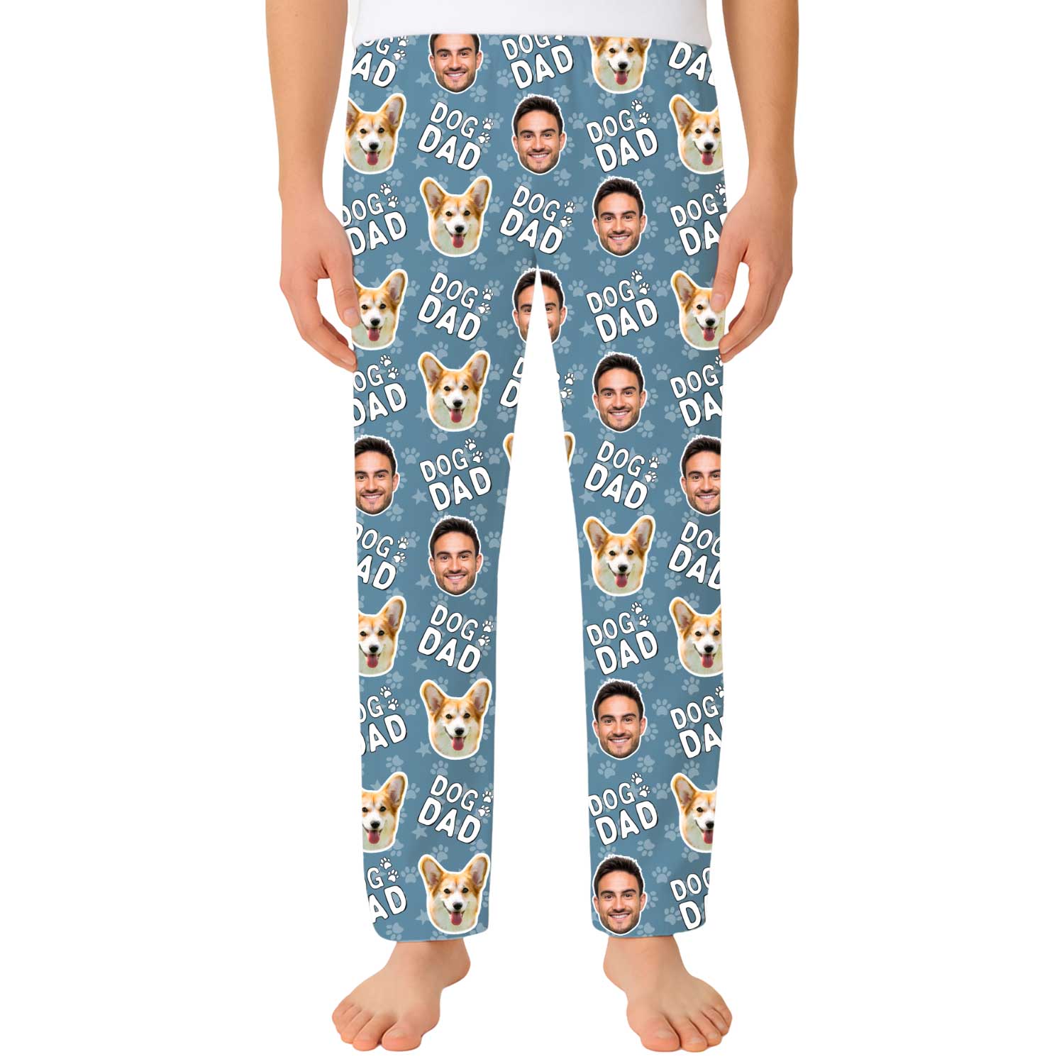 Men's Dog Dad Custom PJ Pants