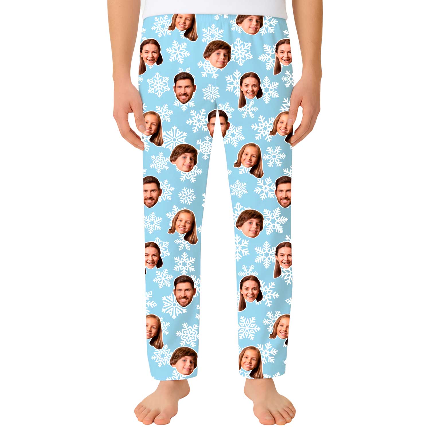 Snowflakes Men's PJ Pants