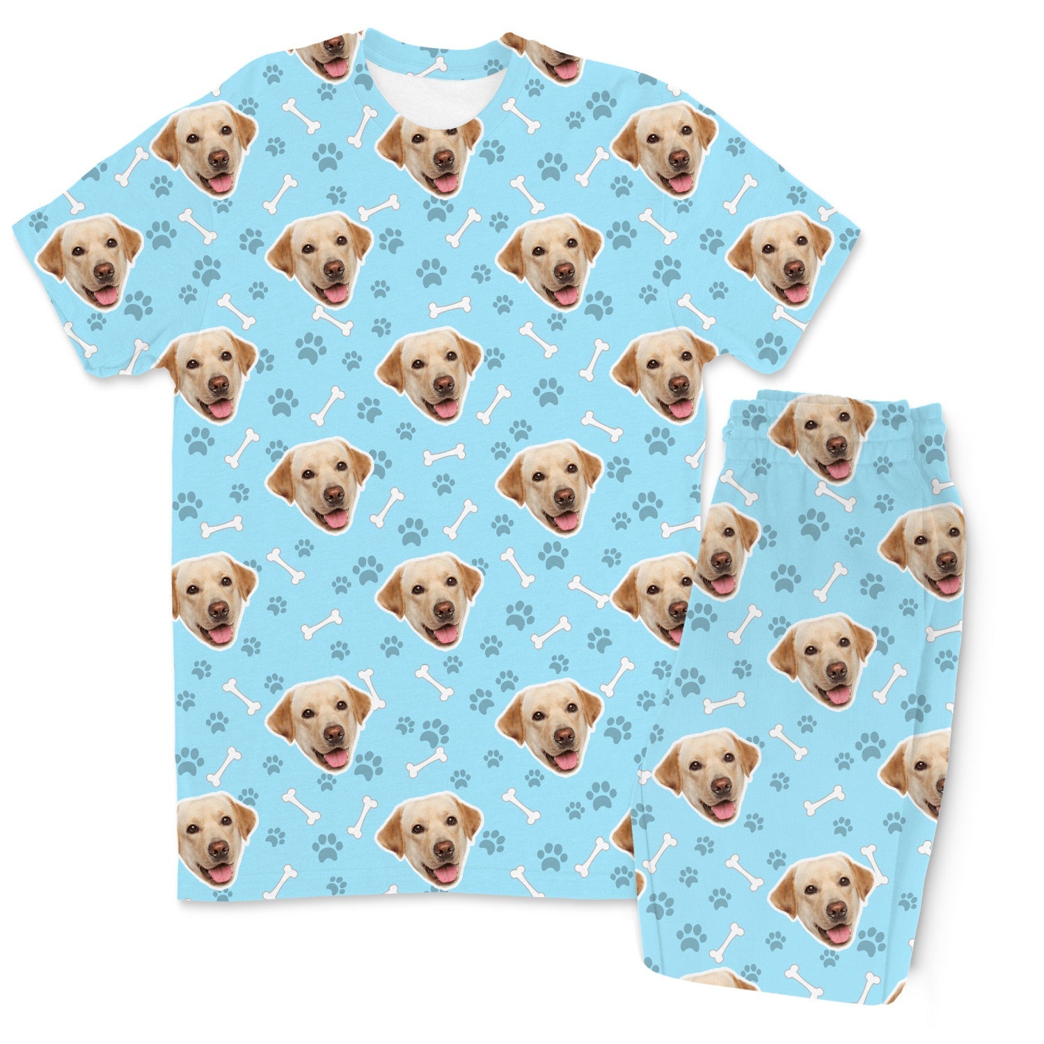 Your Dog Men's Custom Pajamas - Pants Set