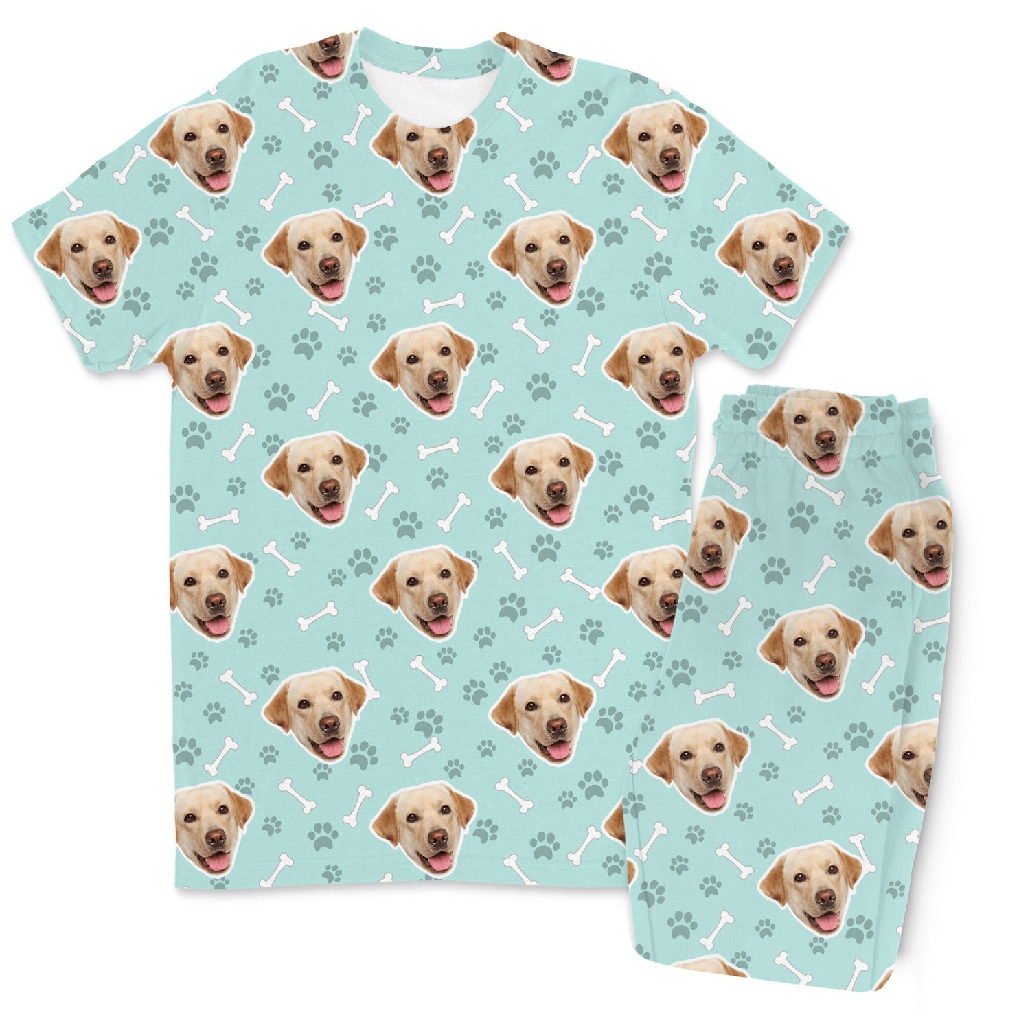 Your Dog Men's Custom Pajamas - Pants Set
