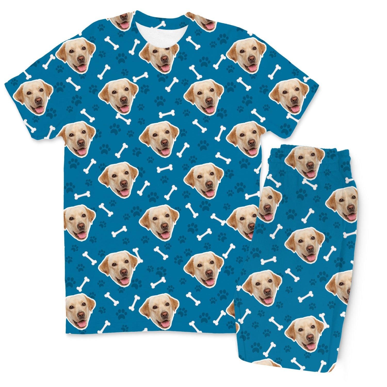 Your Dog Men's Custom Pajamas - Pants Set