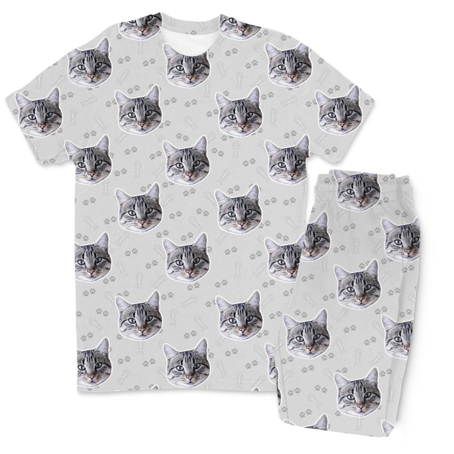 Your Cat Men's Custom Pajamas - Pants Set