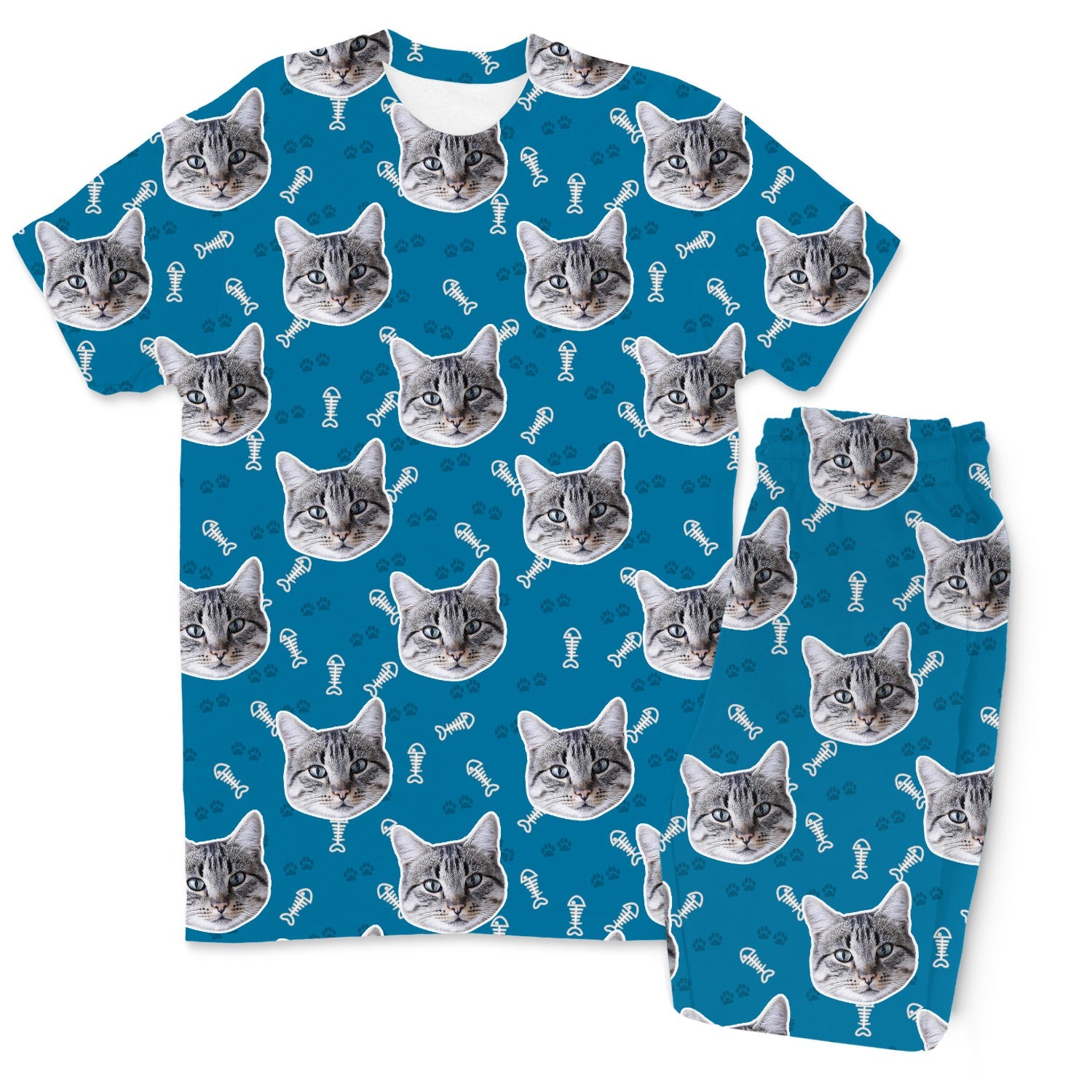Your Cat Men's Custom Pajamas - Pants Set