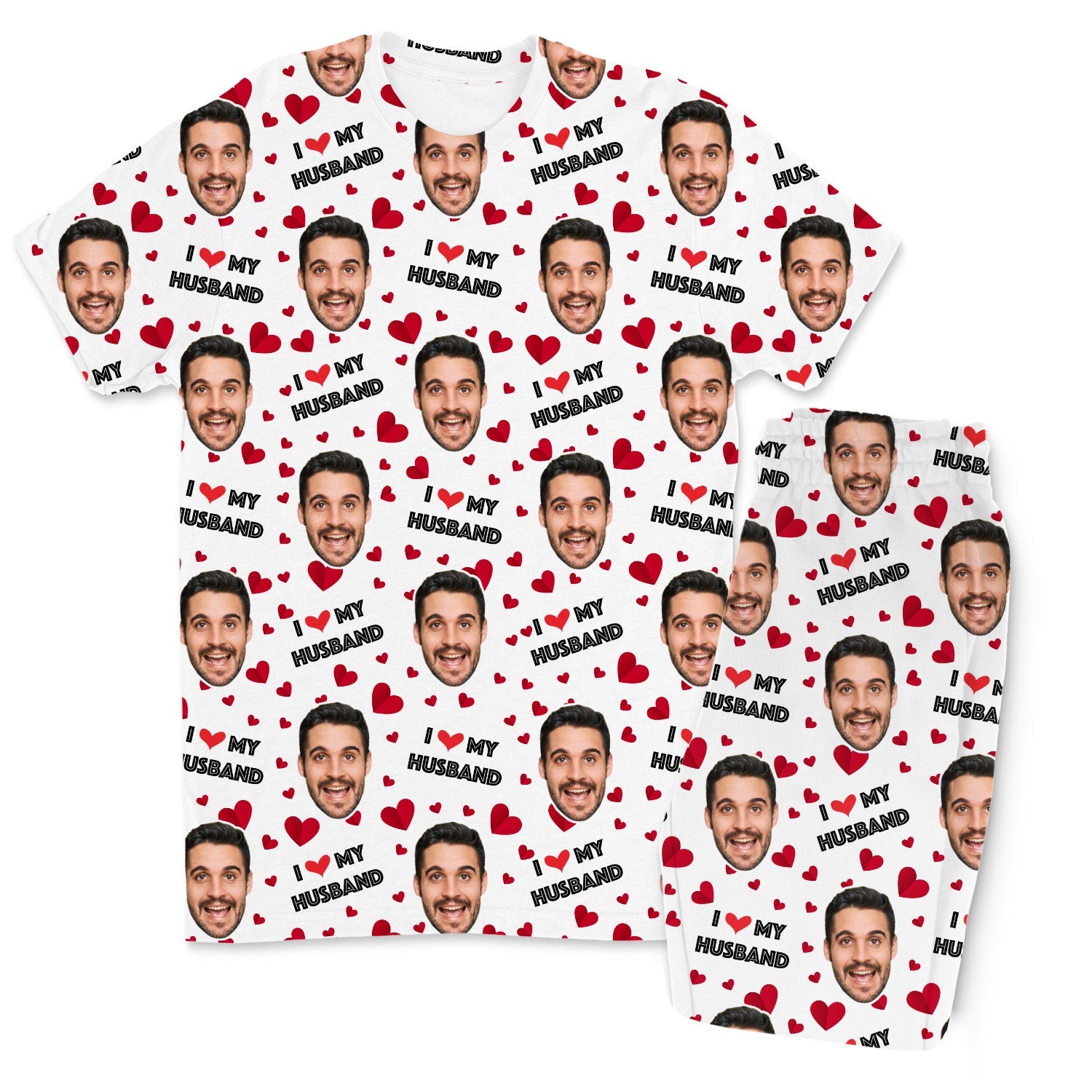 Men's I Love My Husband Pajamas - Pants Set