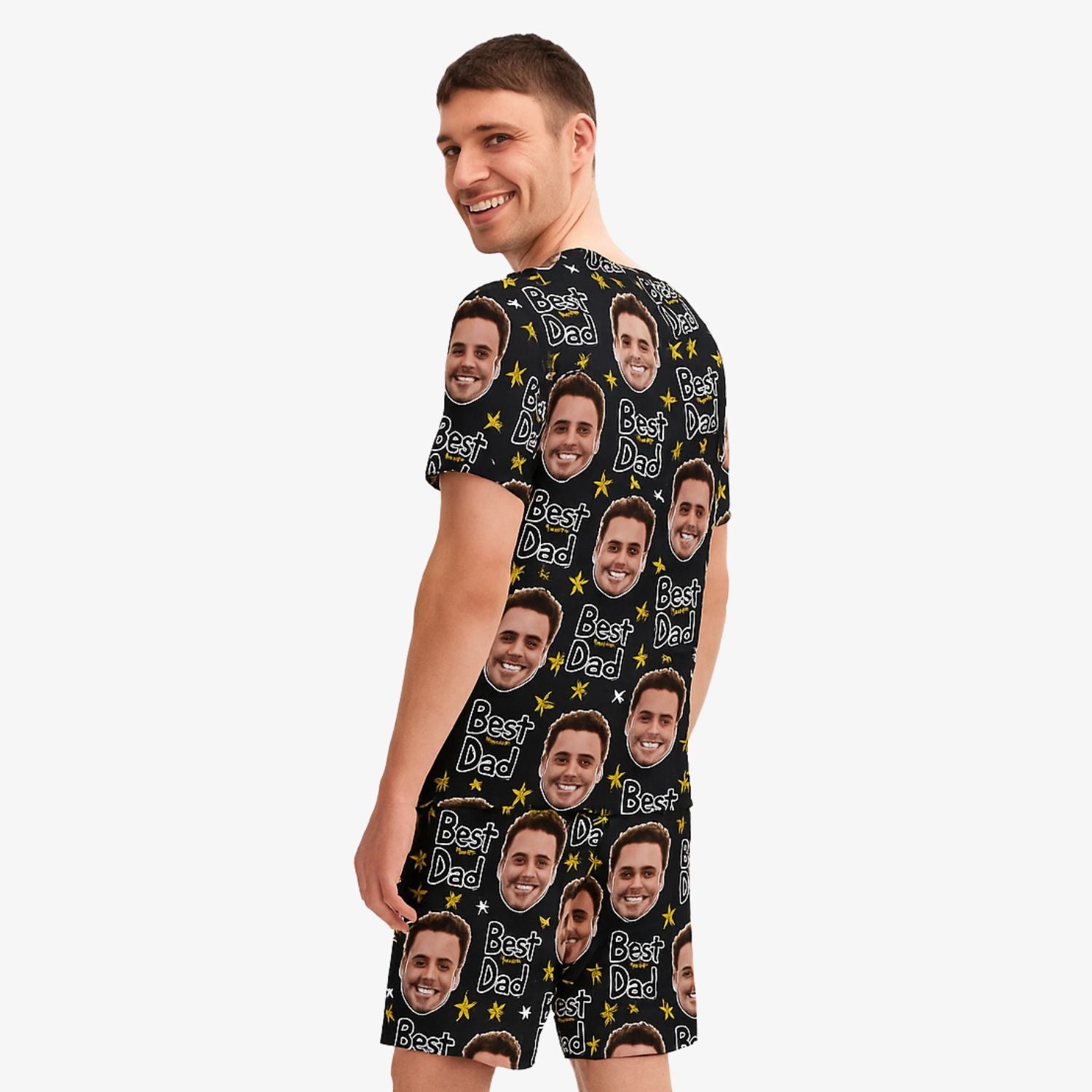 Men's Best Dad Custom PJs - Shorts Set