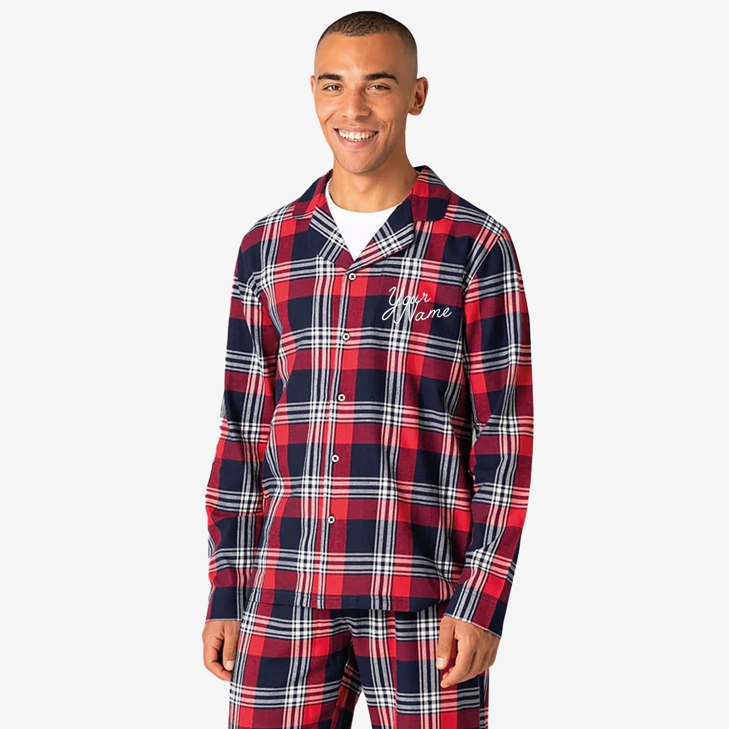 Mens Personalized Family Matching Pajamas