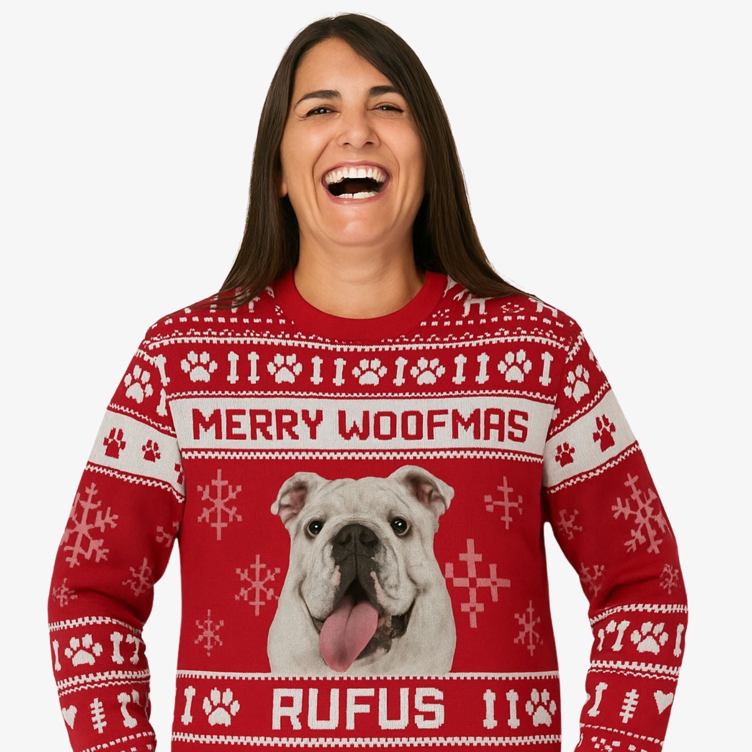 Merry Woofmas Funny Xmas Jumper