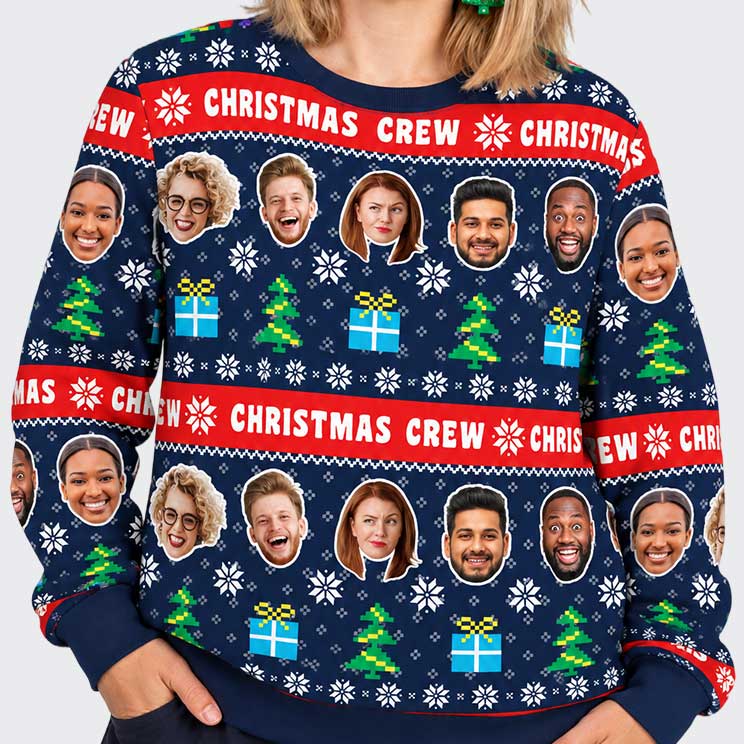Christmas Crew Funny Festive Sweater