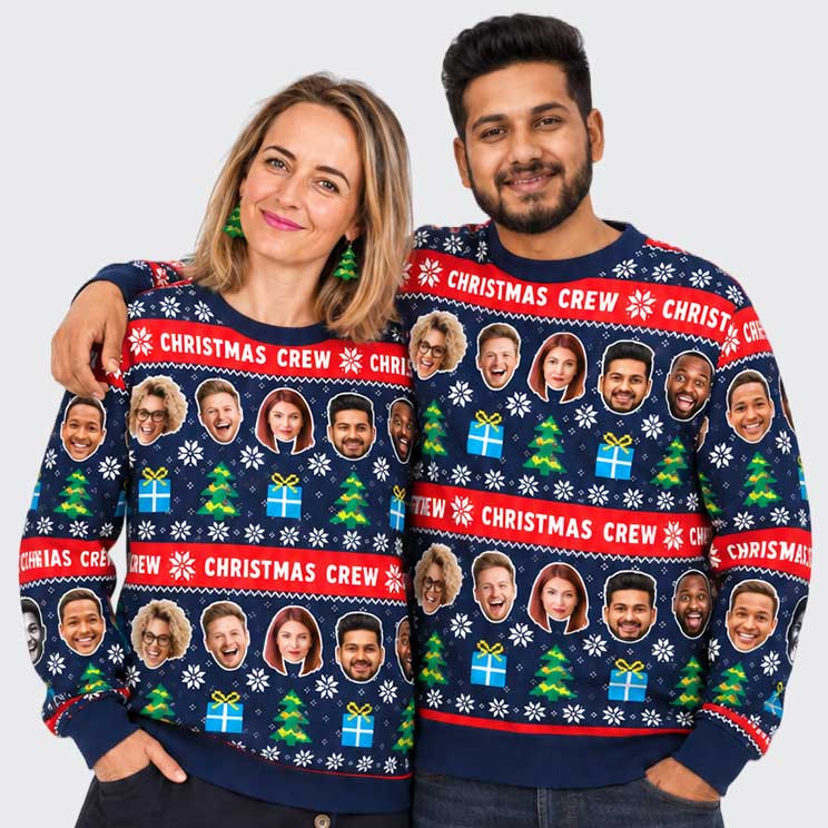 Christmas Crew Funny Festive Sweater
