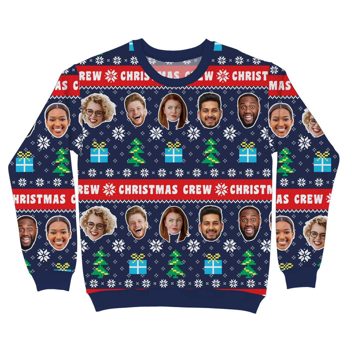 Christmas Crew Funny Festive Sweater