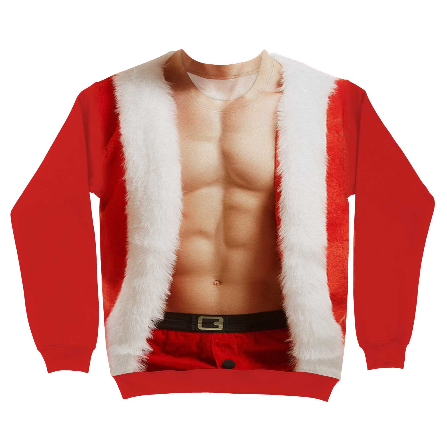 Sexy Santa Man Funny Christmas Sweater