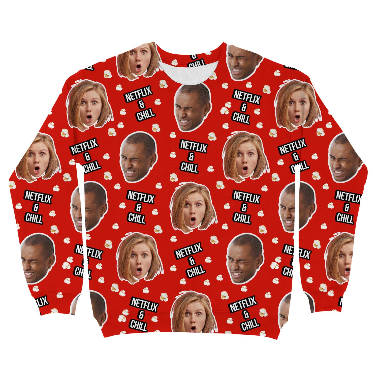 Netflix & Chill Custom Sweatshirt