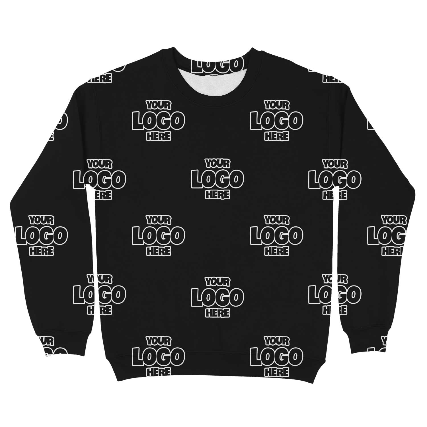 Personalized Full-Print Sweatshirt with Your Business Logo