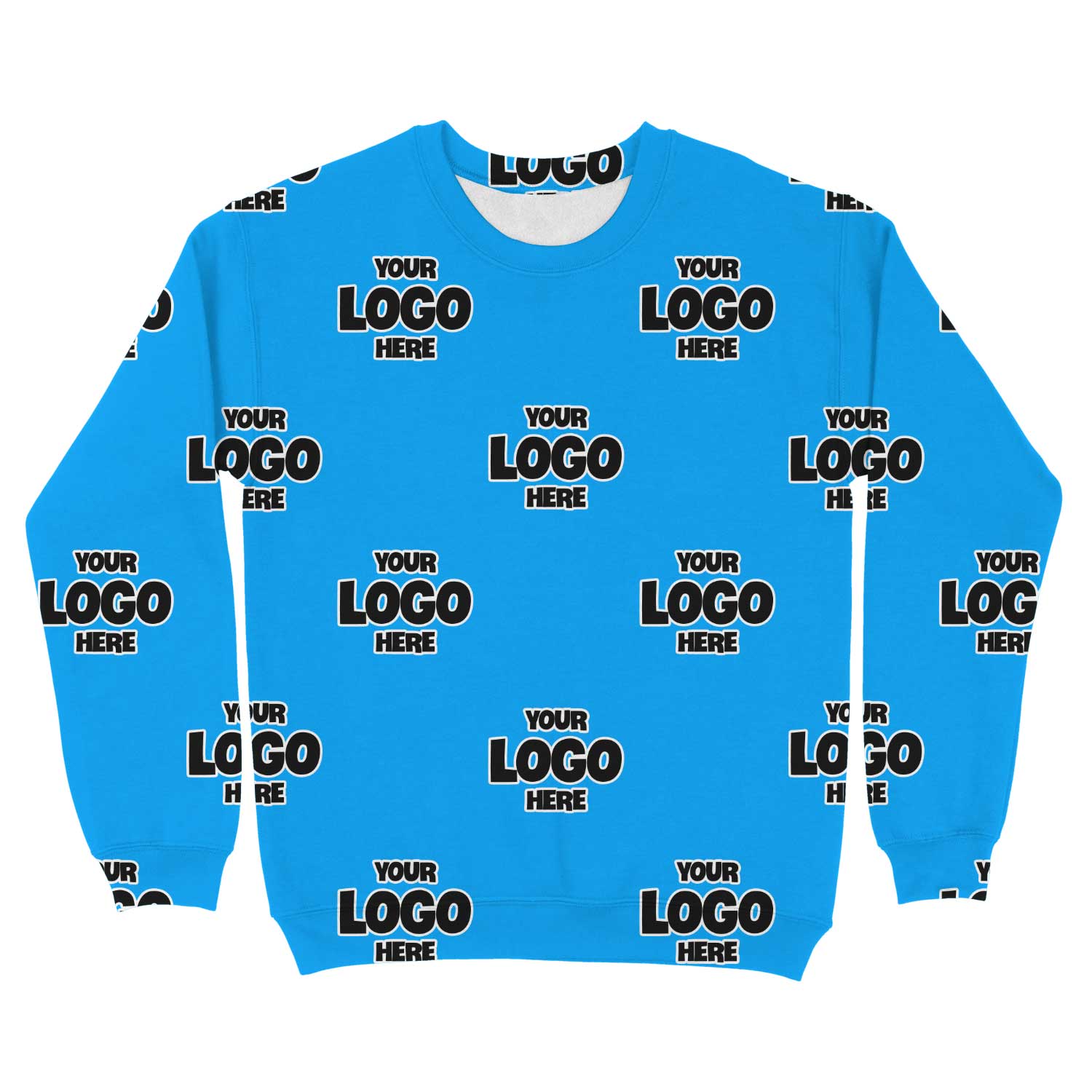 Personalized Full-Print Sweatshirt with Your Business Logo