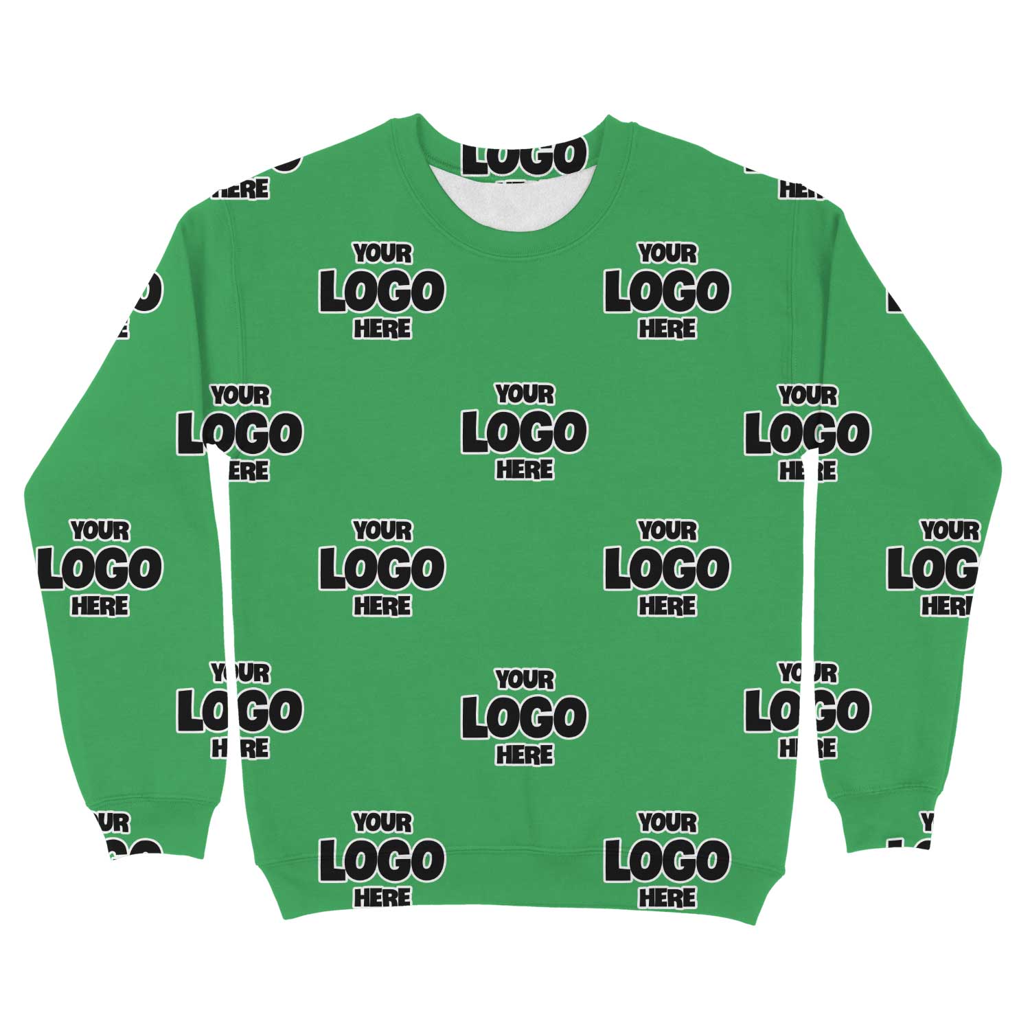 Personalized Full-Print Sweatshirt with Your Business Logo