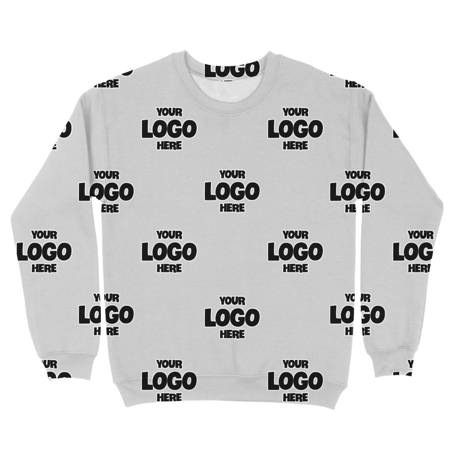 Personalized Full-Print Sweatshirt with Your Business Logo