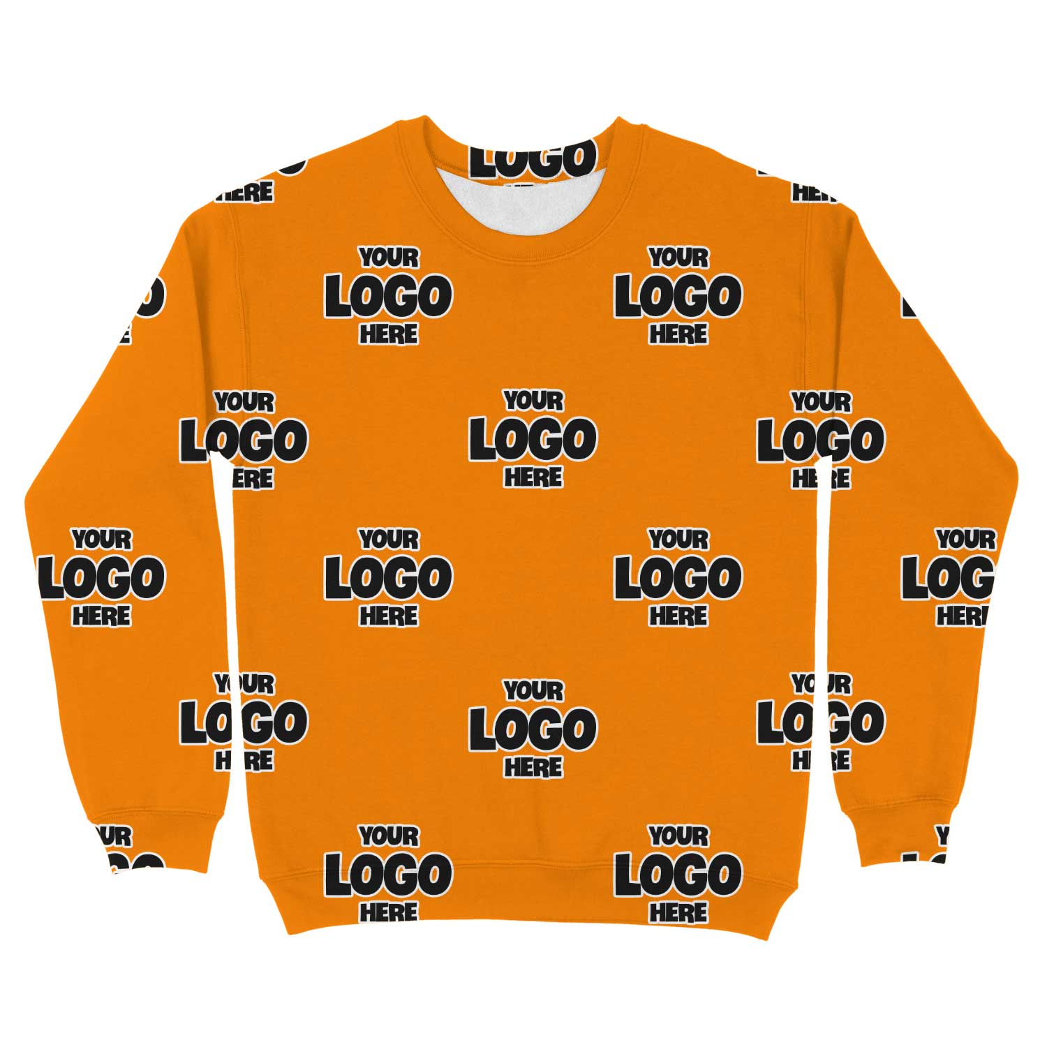 Personalized Full-Print Sweatshirt with Your Business Logo