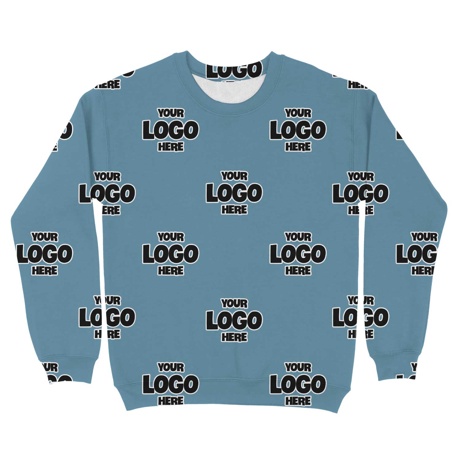 Personalized Full-Print Sweatshirt with Your Business Logo
