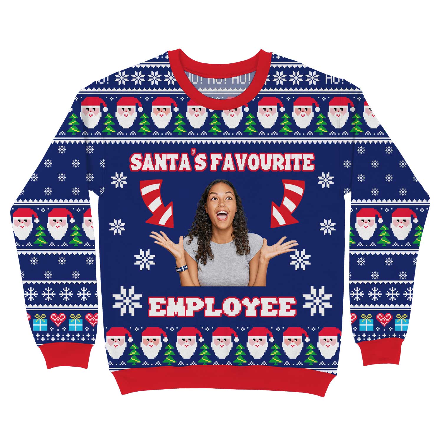 Santa's Favourite Employee Personalized Christmas Sweater
