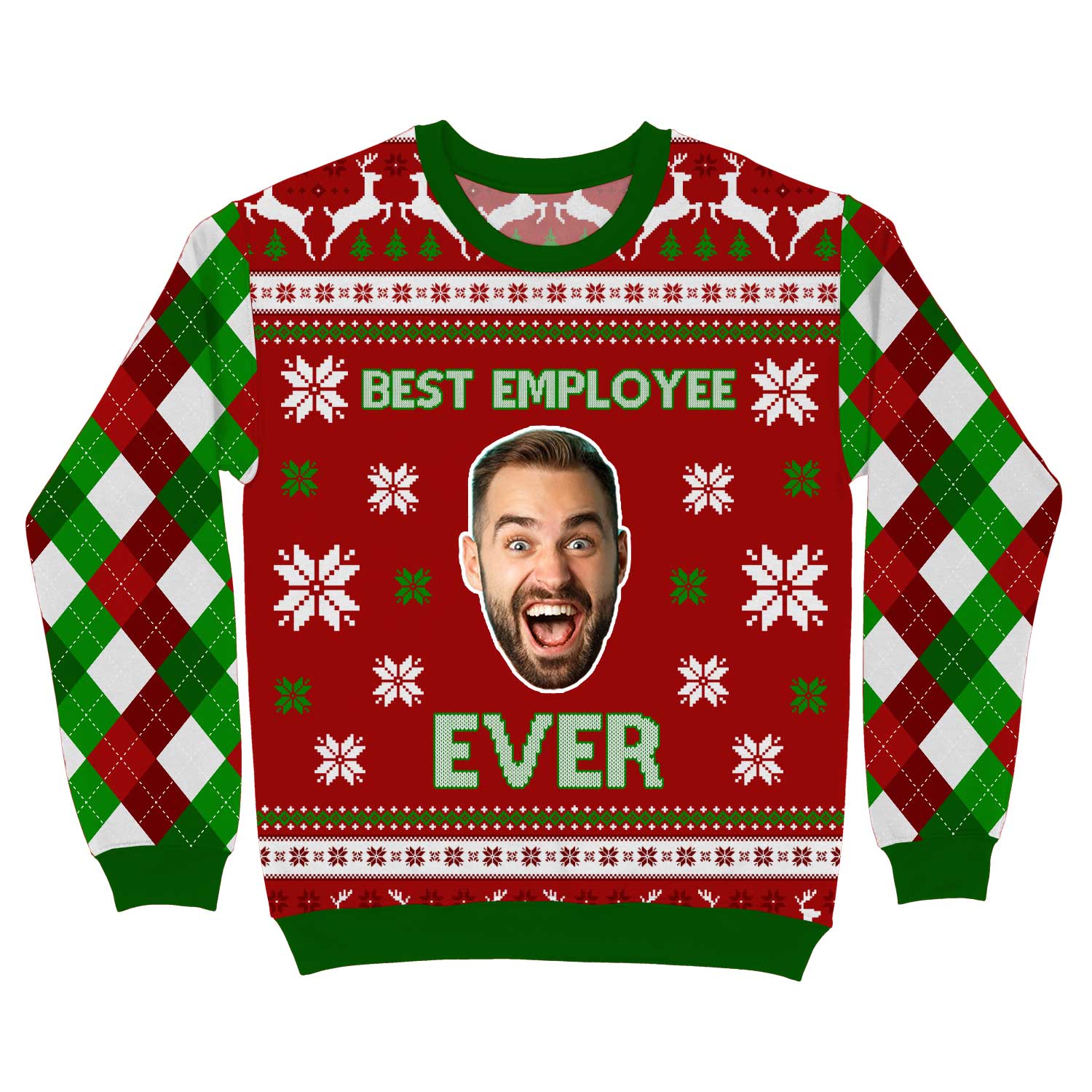 Best Employee Ever Personalized Christmas Sweater