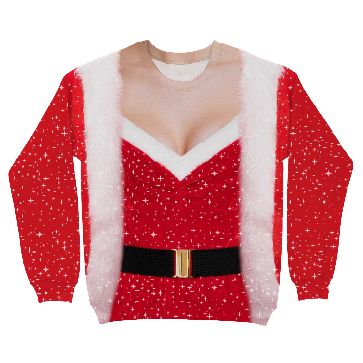 Sexy Lady Santa Christmas Sweater