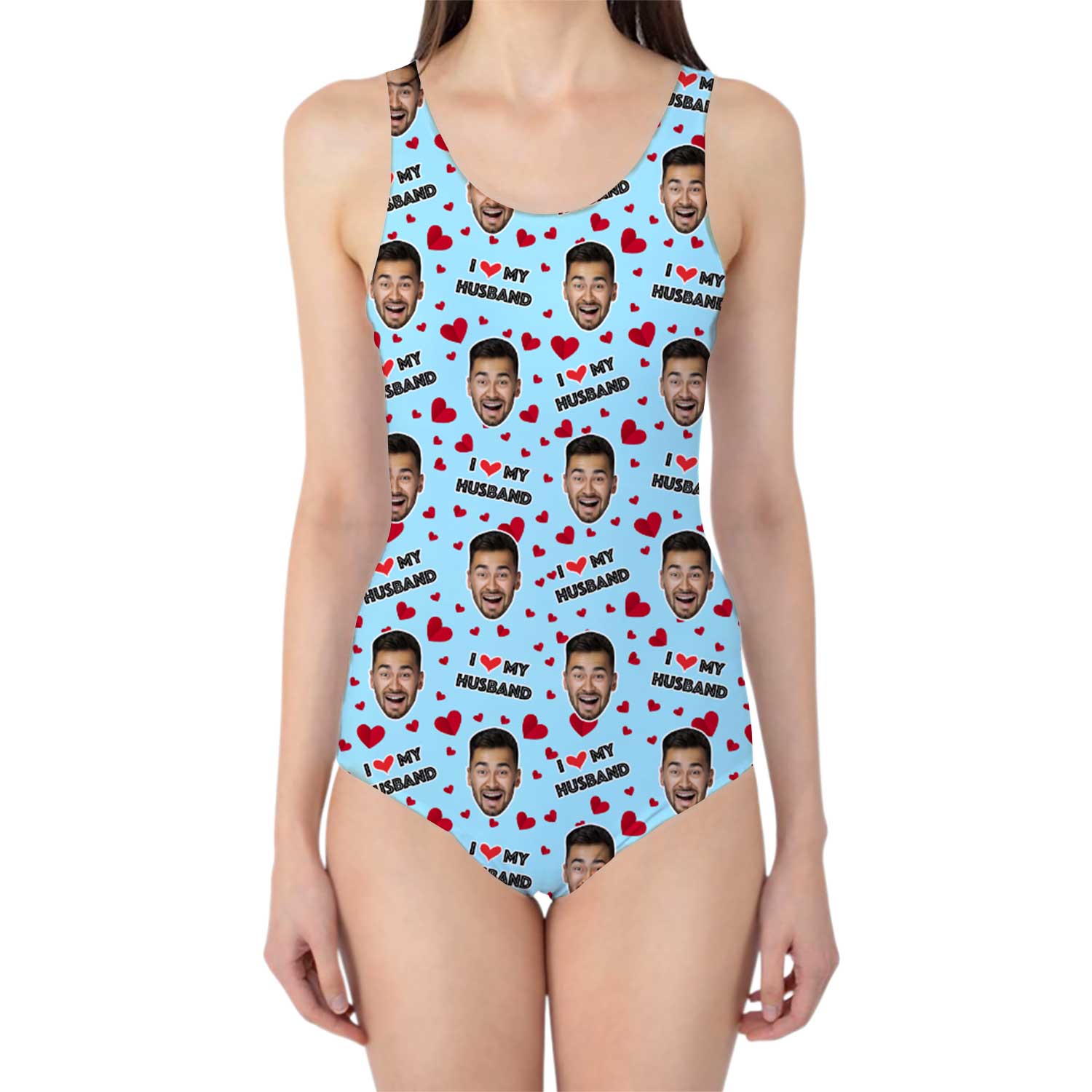 i love my husband swimsuit