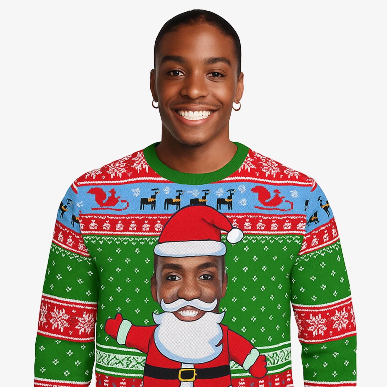 Santa Claus Me Personalized Christmas Jumper
