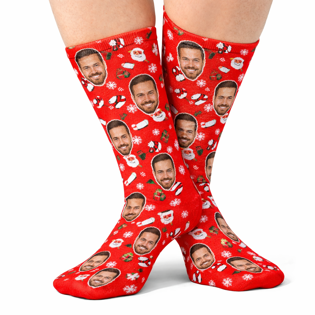 Santa Me Custom Socks