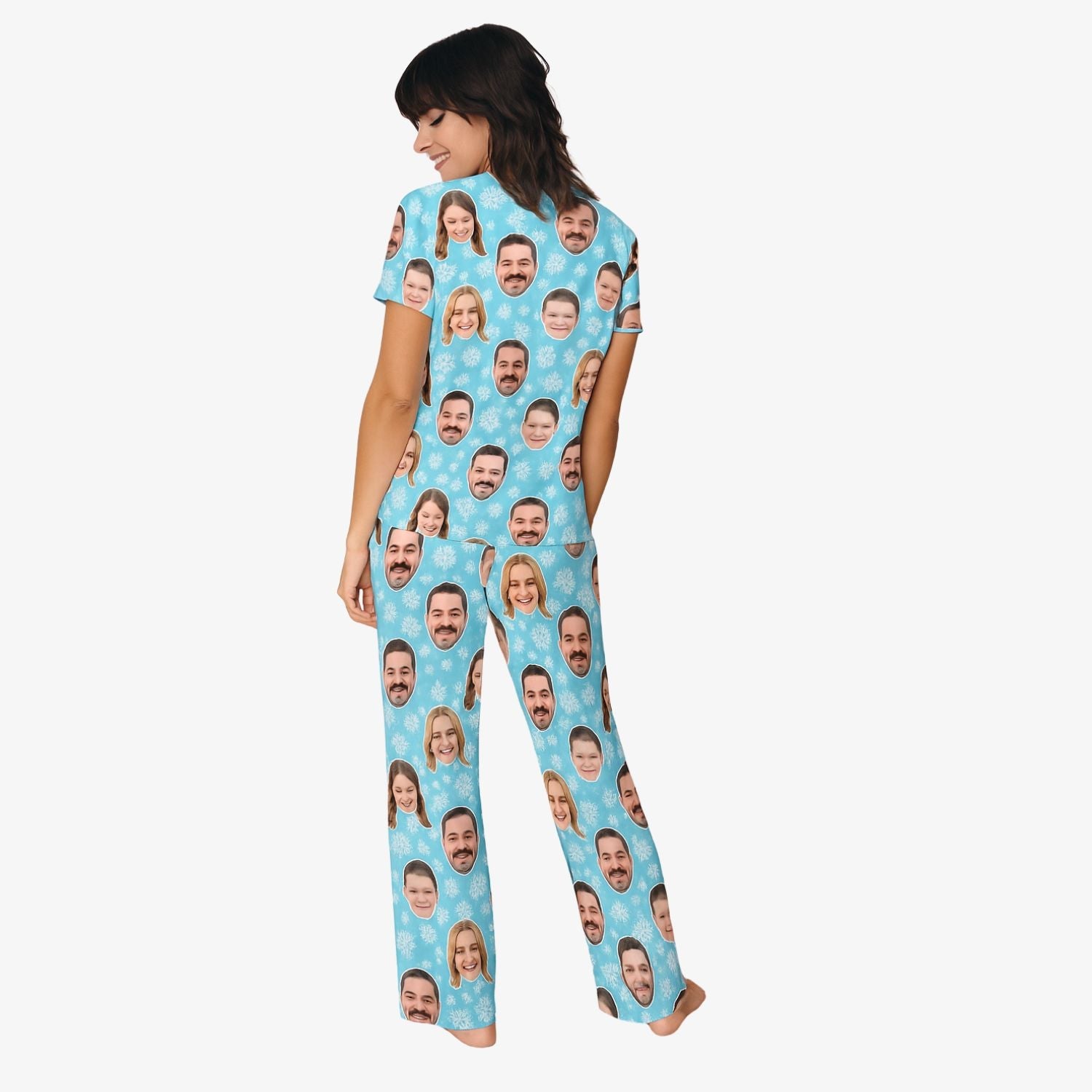 Women's Snowflake Christmas Pajamas - Pants Set