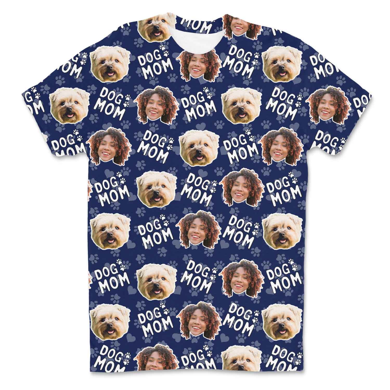 Dog Mom Custom T-Shirt