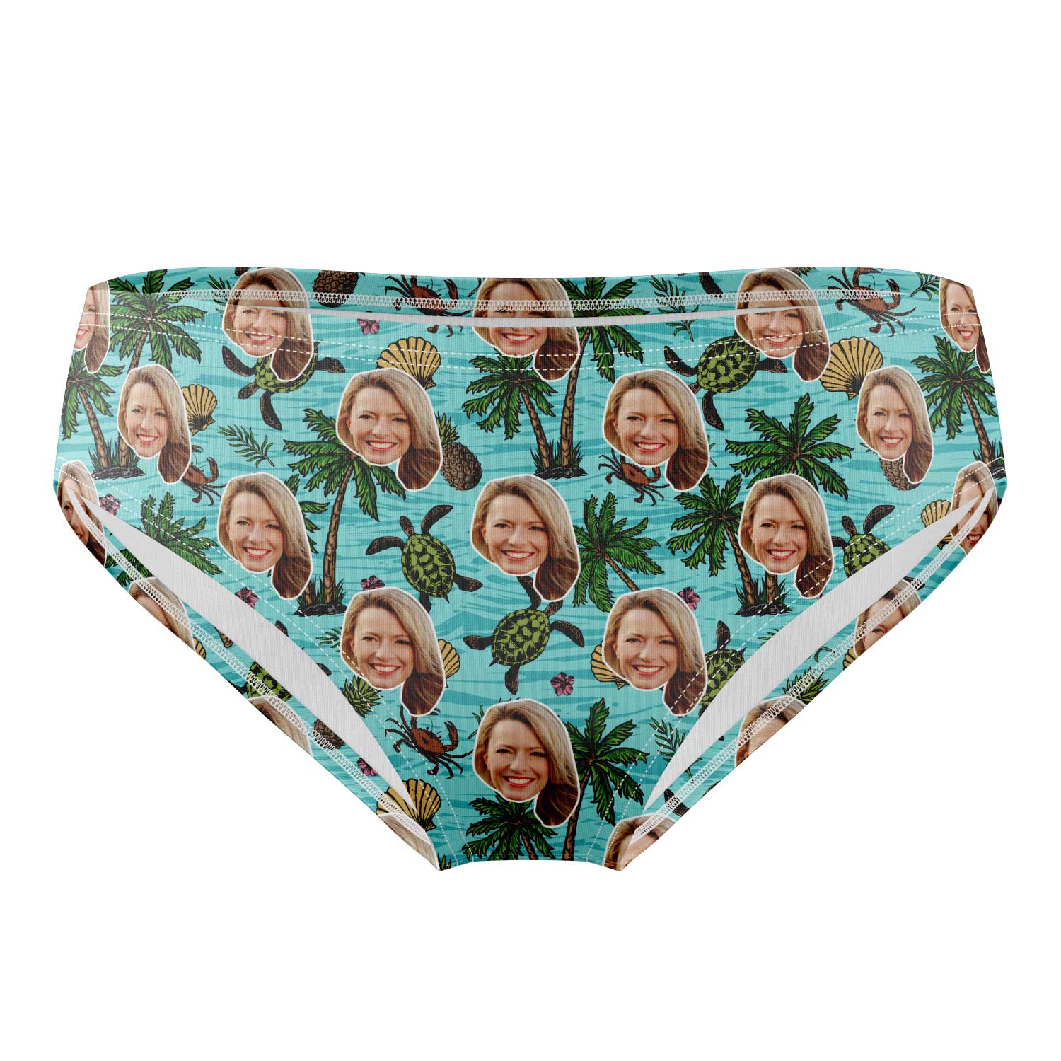 Turtle Tropical Swim Trunks