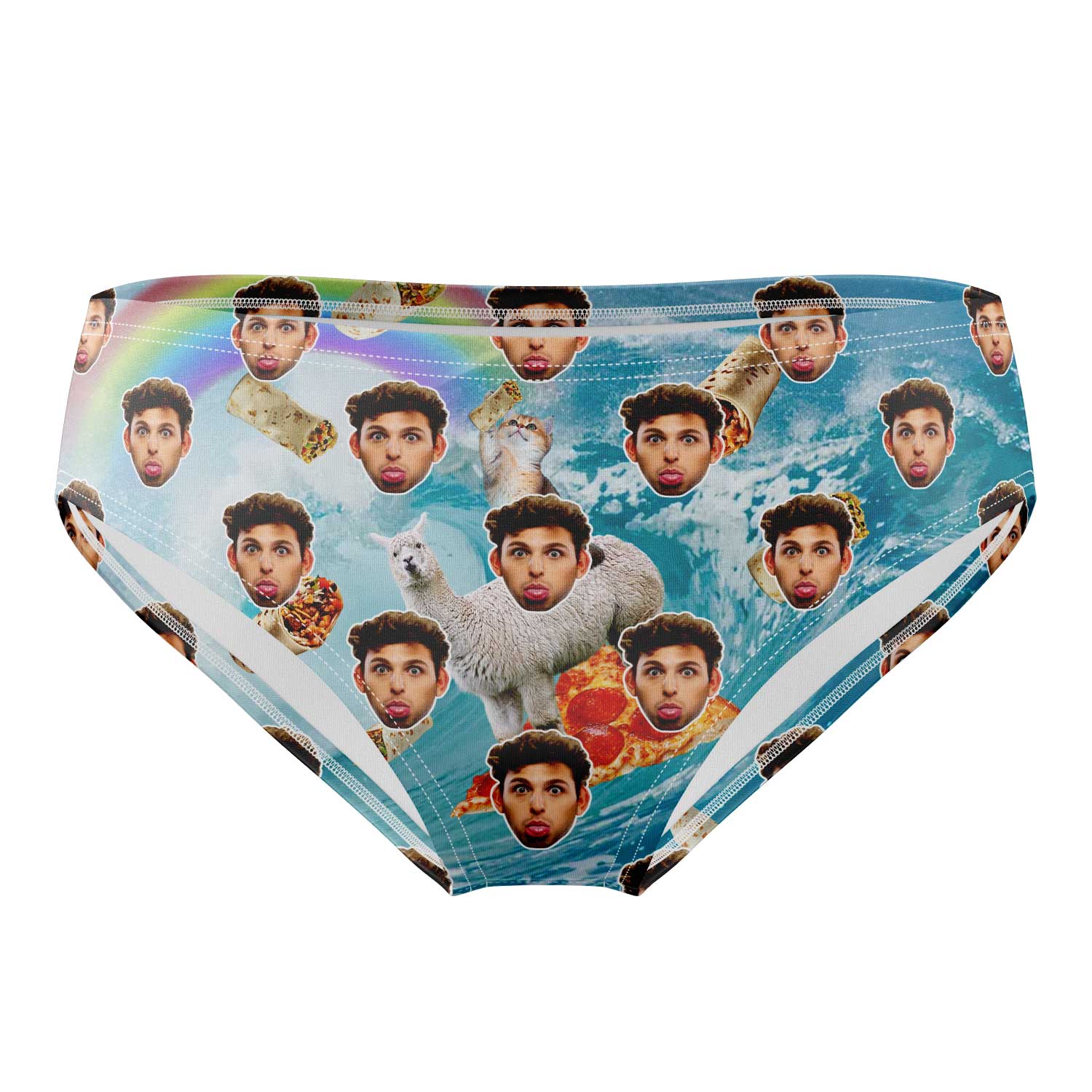 Surfing Llama Swim Trunks