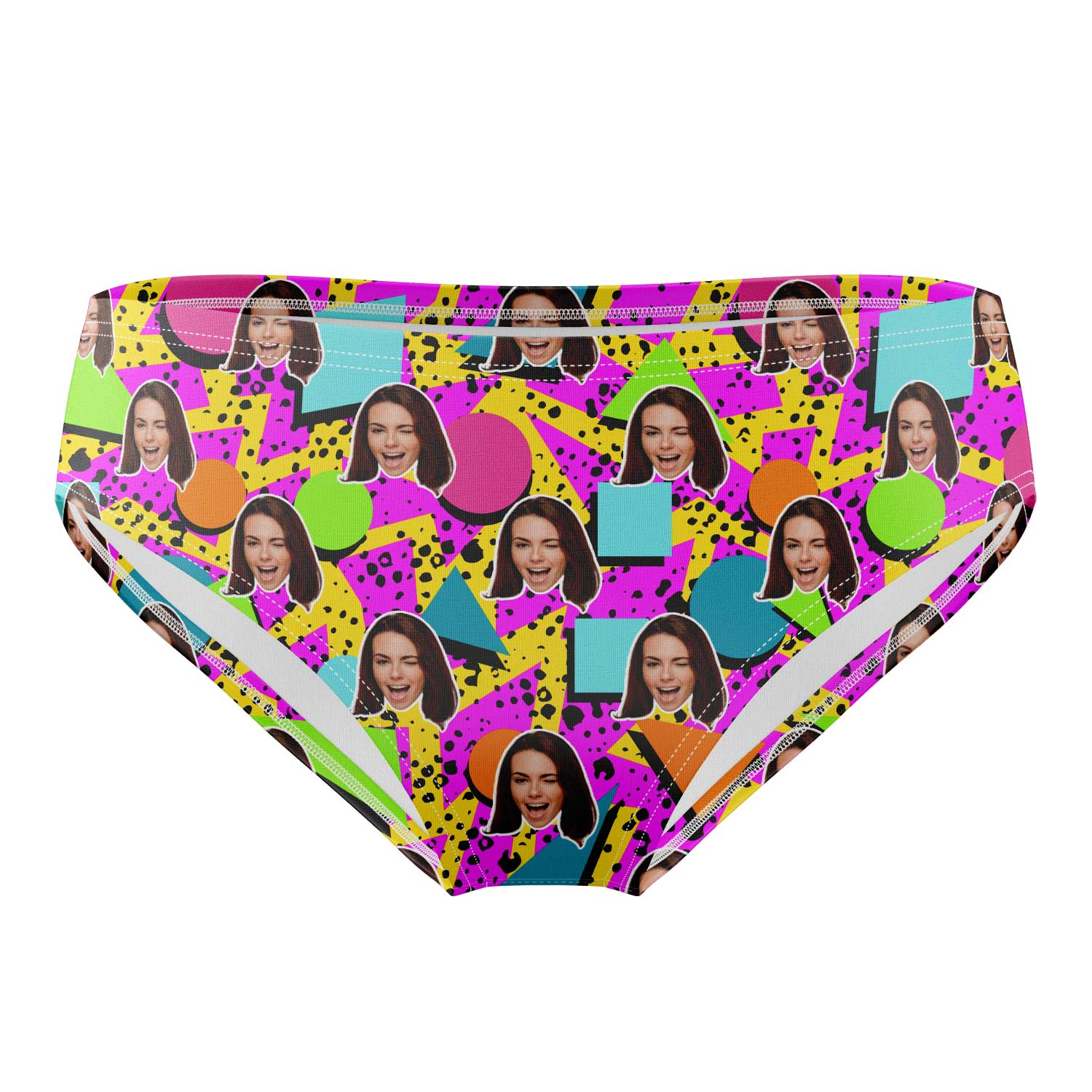 80s Pattern Swim Trunks