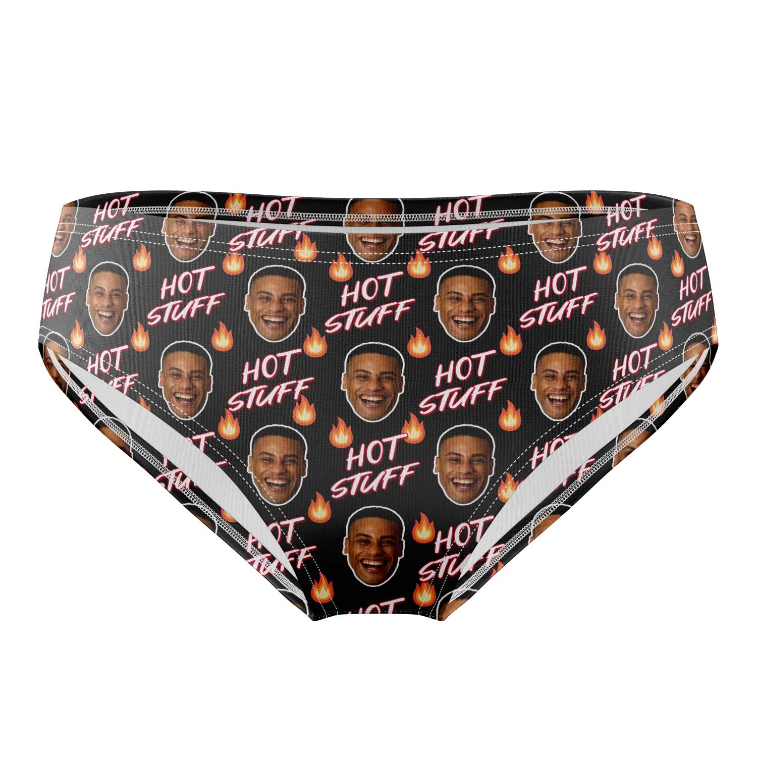 Hot Stuff Custom Face Swim Trunks