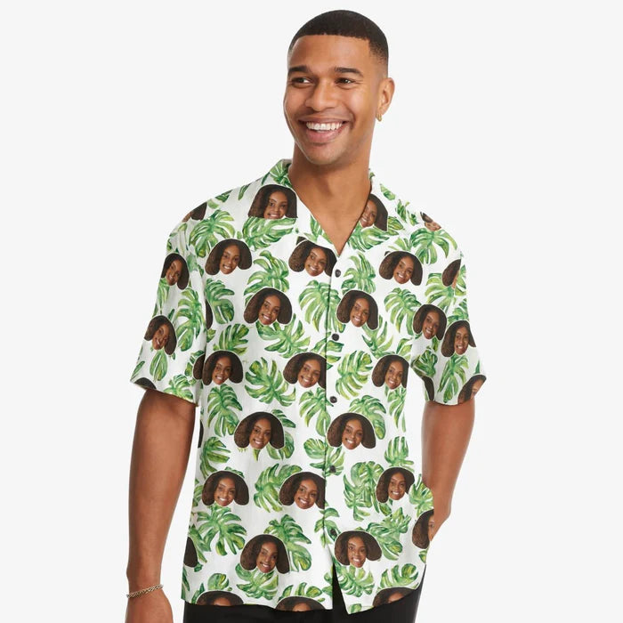 Tropical Leaf Custom Hawaiian Shirt