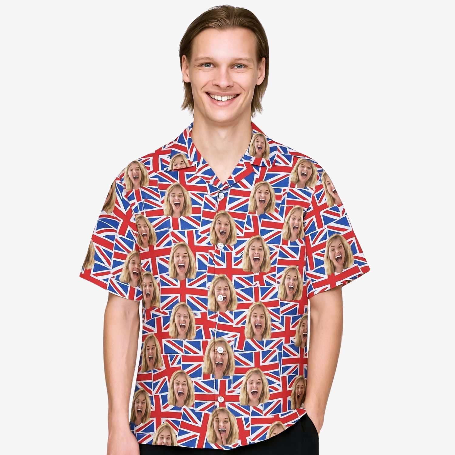 UK Flags Custom Hawaiian Shirt