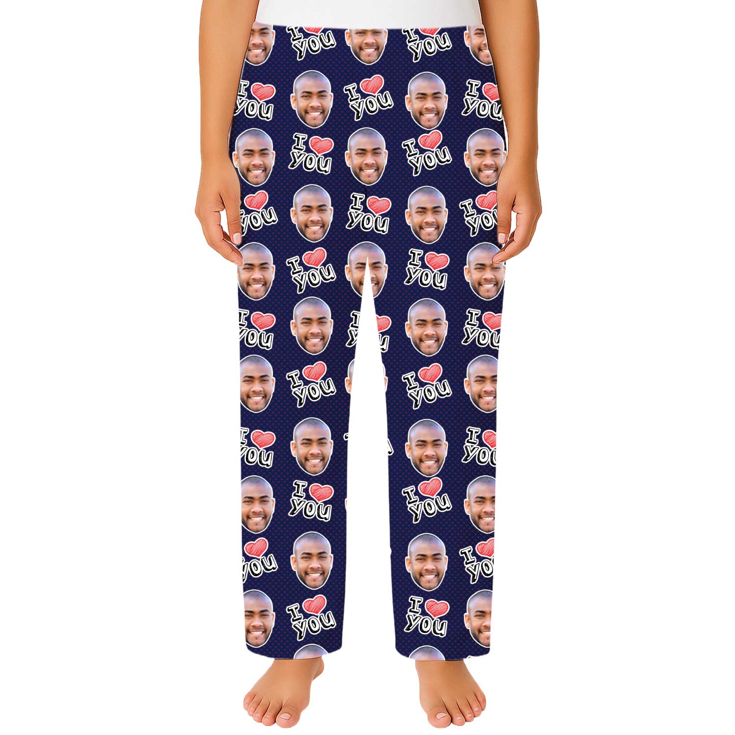 Women's I Heart You Custom PJ Pants