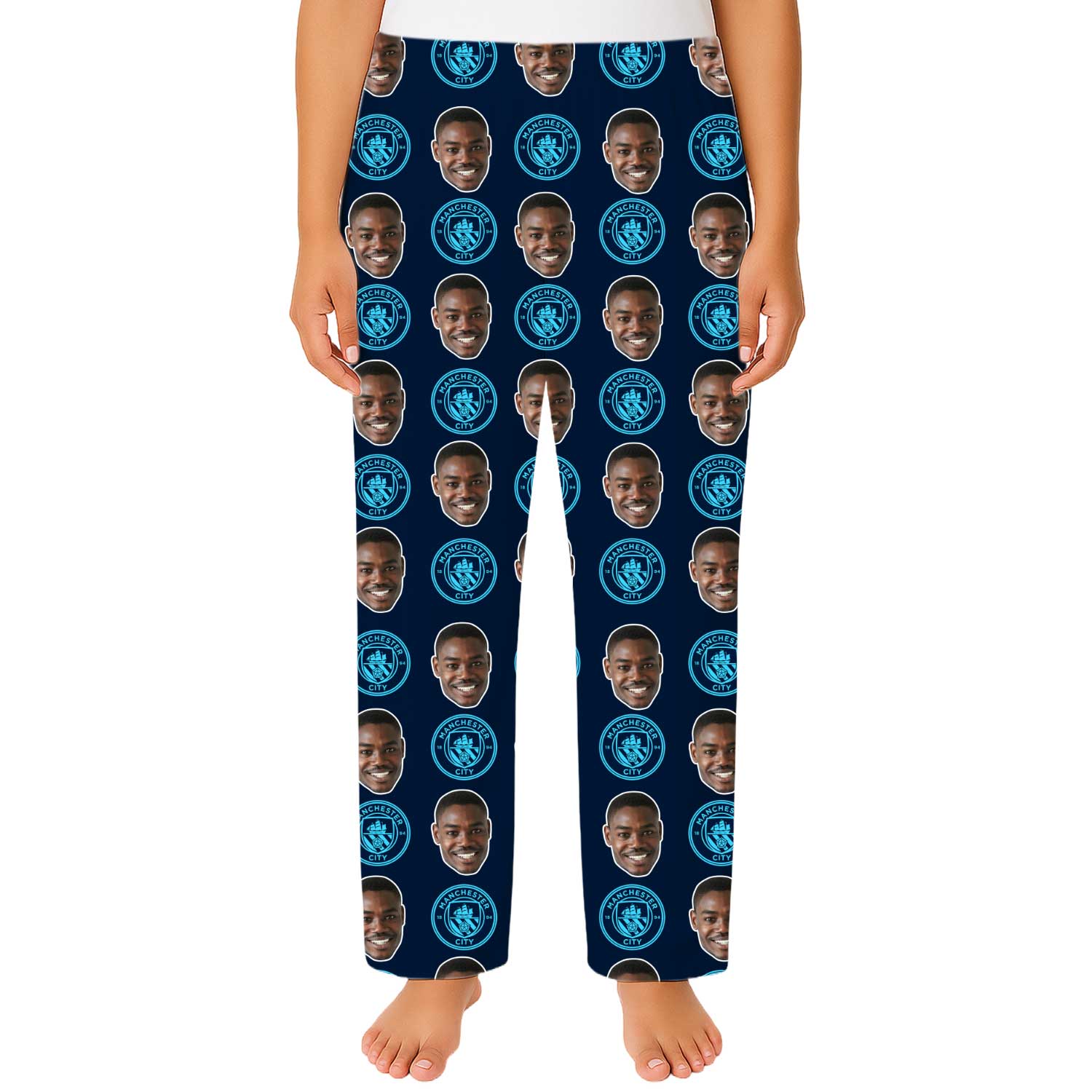 Navy Man City Women's Custom PJ Pants