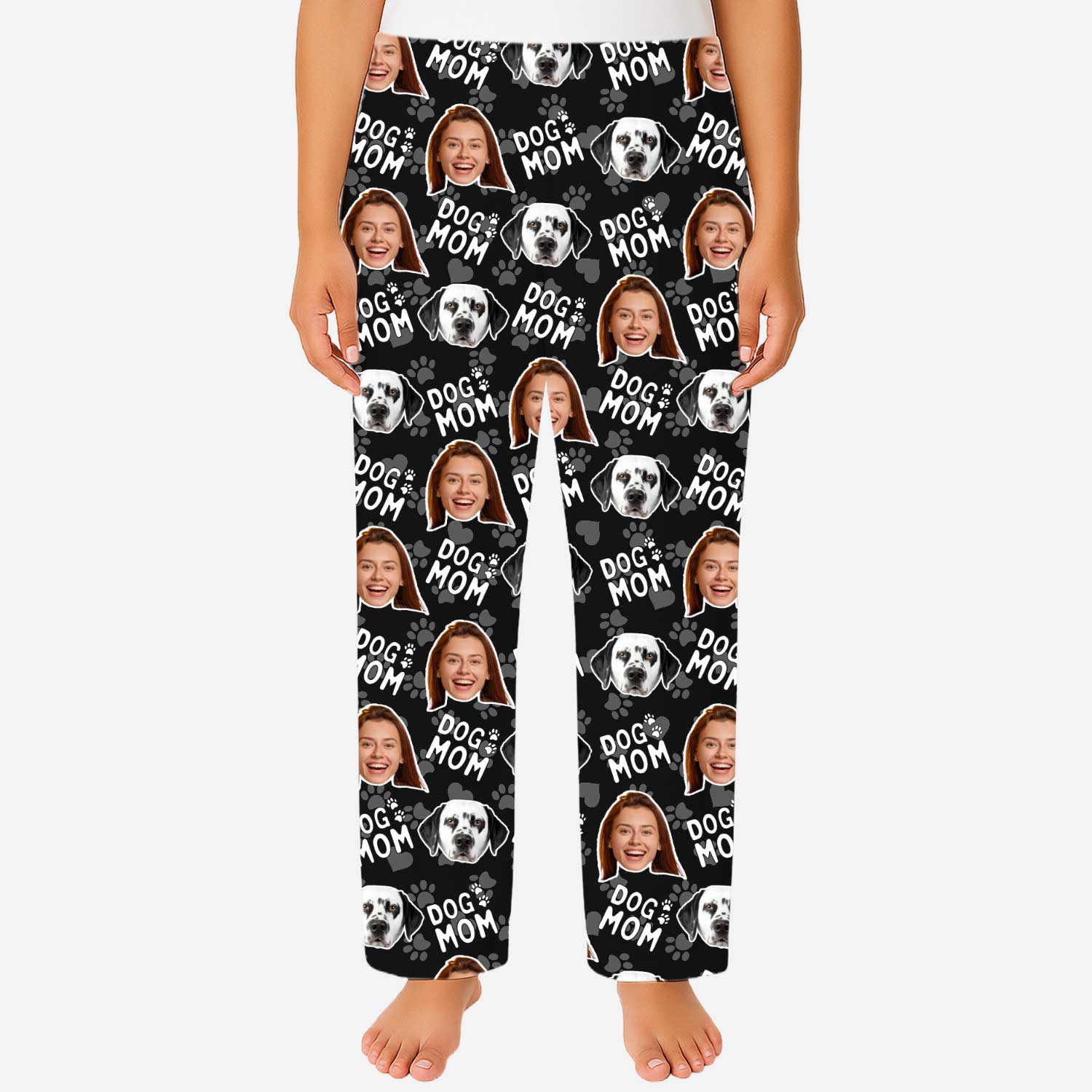 Women's Dog Mom Custom PJ Pants
