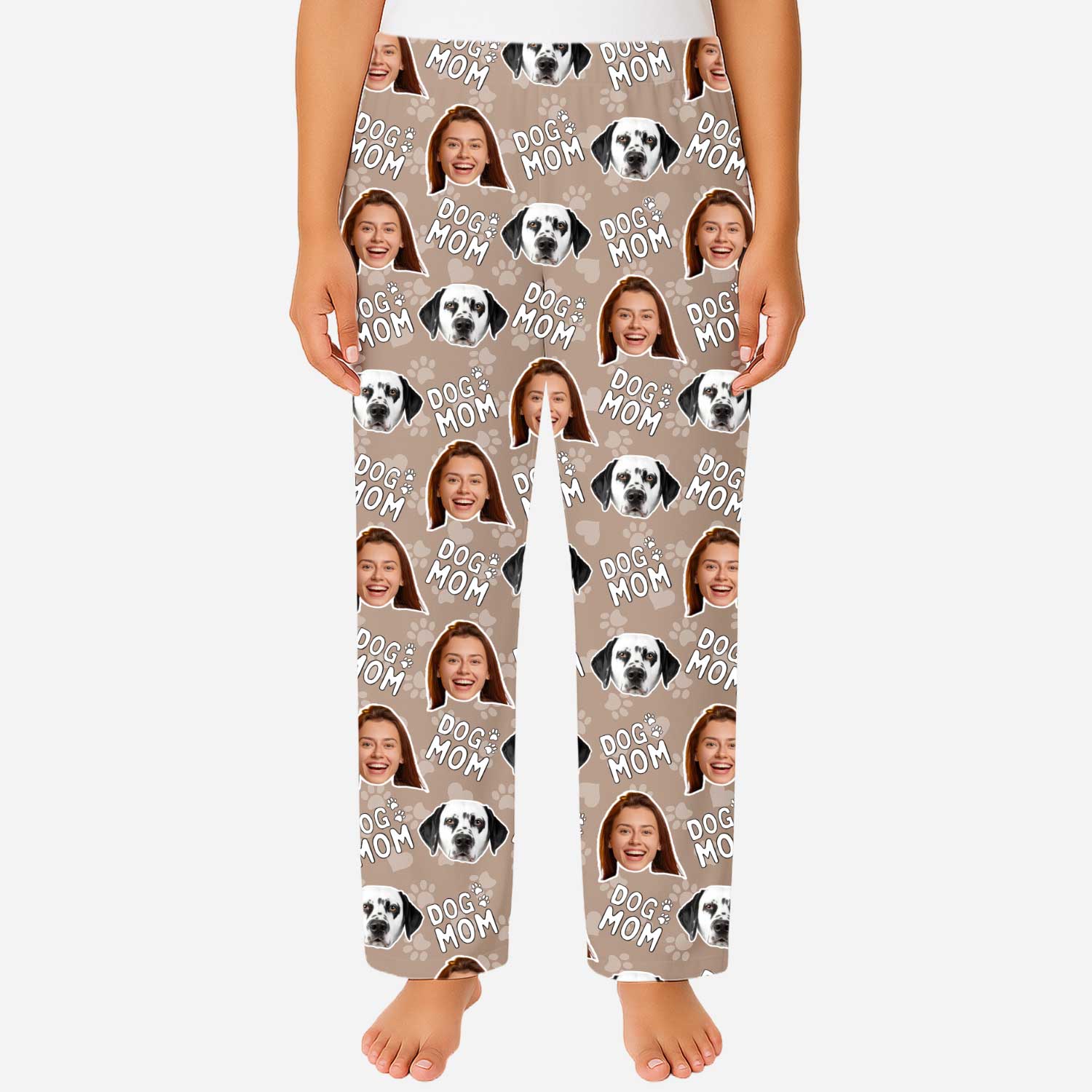 Women's Dog Mom Custom PJ Pants