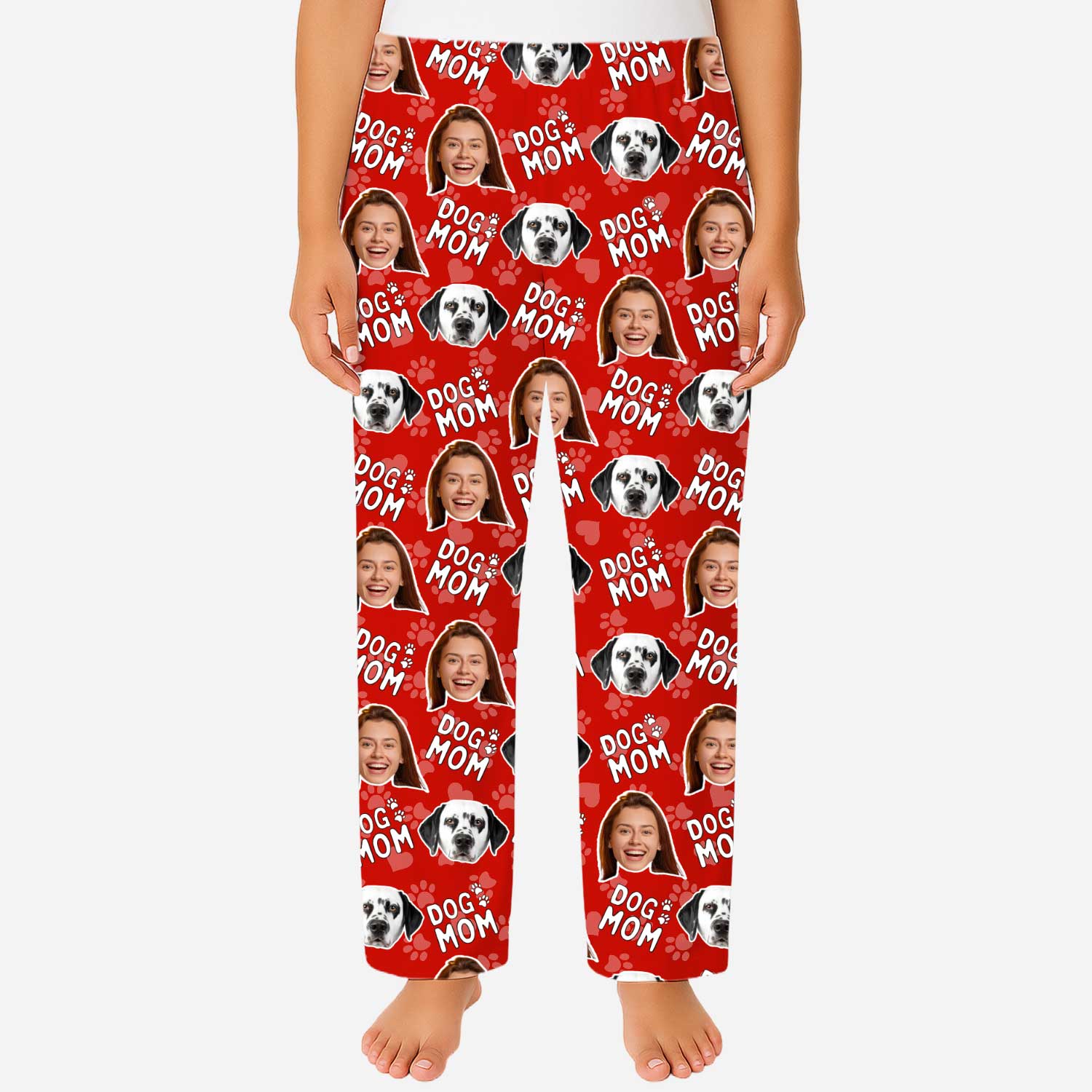Women's Dog Mom Custom PJ Pants