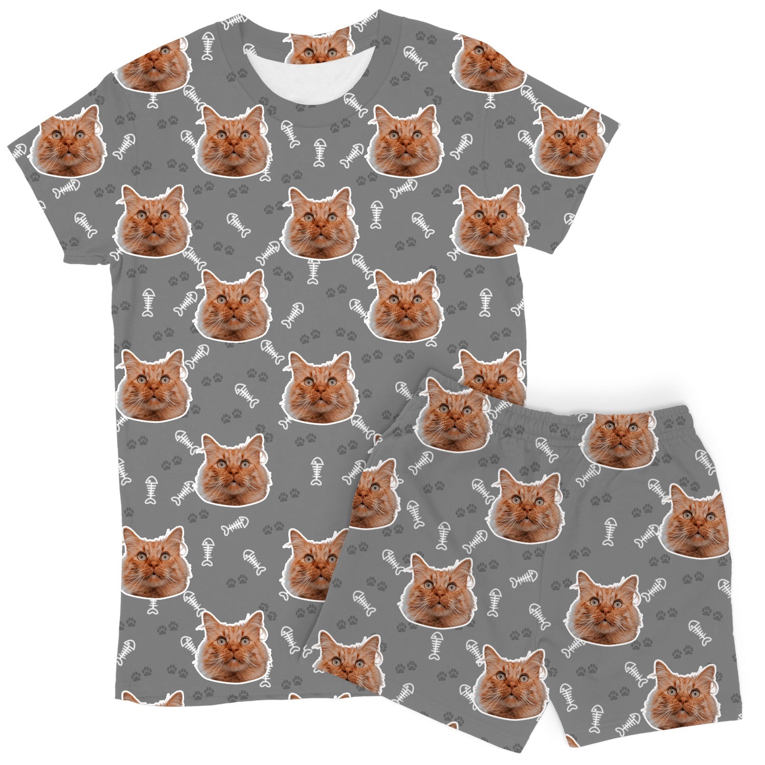 Your Cat Women's Custom PJs - Shorts Set
